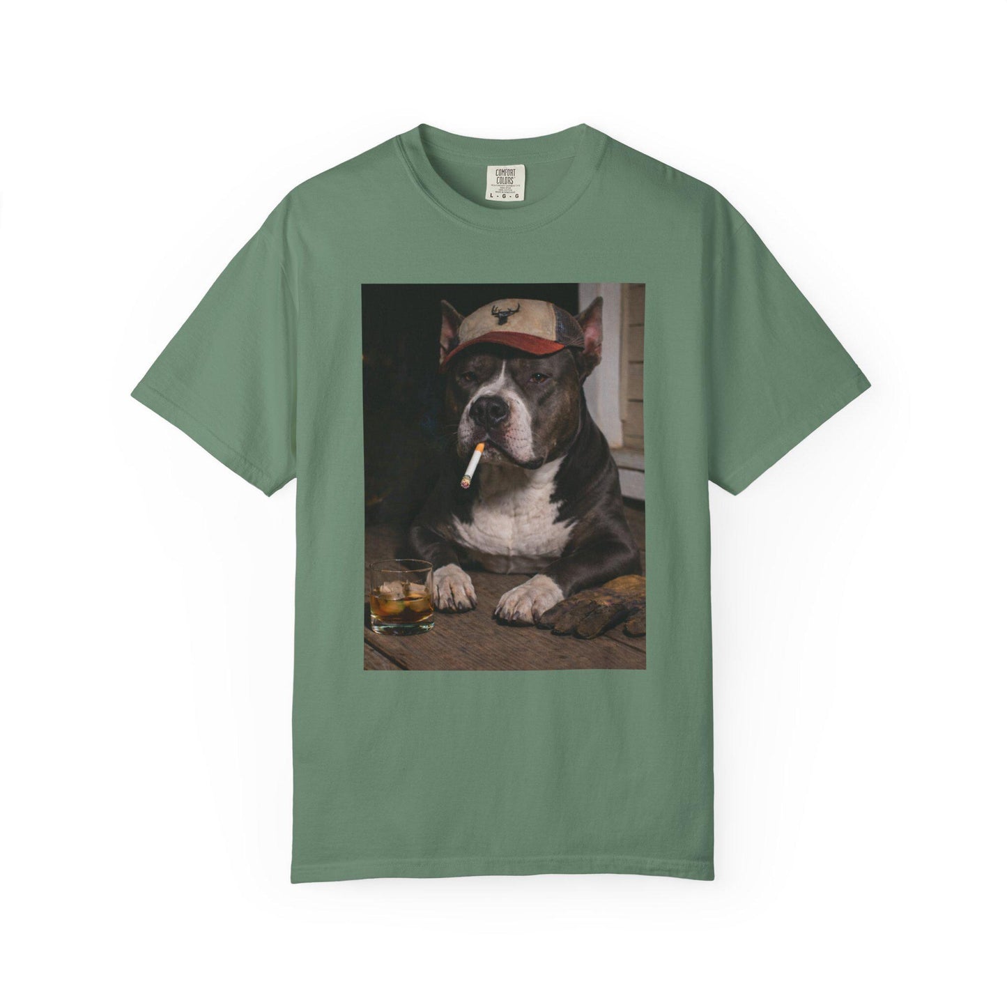 Funny American Bully Shirt, Dog Dad T-Shirt, Blue Collar Man Gag Gift Tee For Husband, American Bulldog Meme Humor Comfort Colors® Tshirt