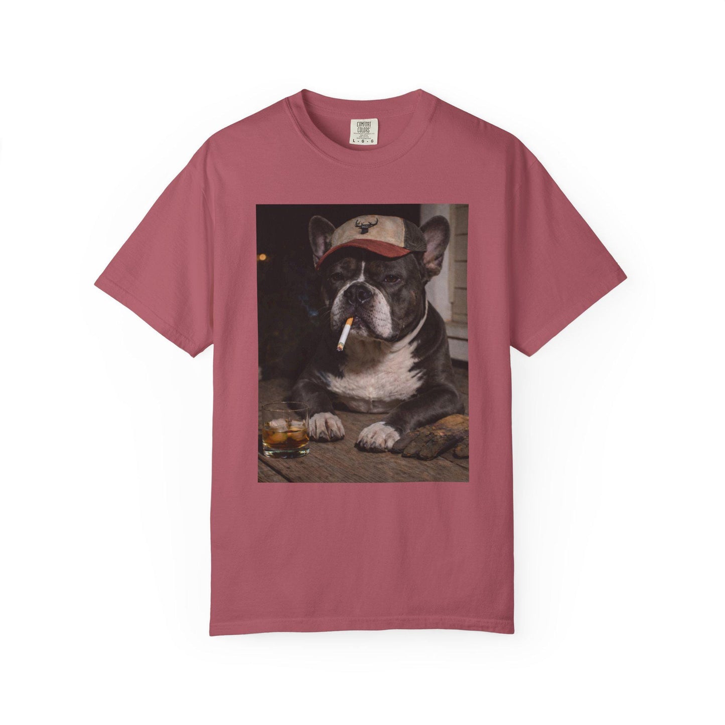 Funny French Bulldog Shirt, Dog Dad T-Shirt, Blue Collar Man Gag Gift Tee For Husband, Frenchie Owner Meme Humor Comfort Colors® Tshirt