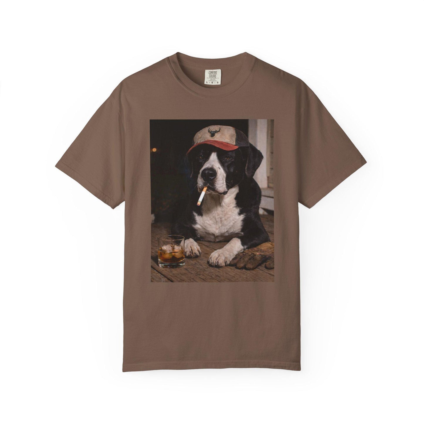 Funny Black & White Mixed Breed Shirt, Dog Dad T-Shirt, Blue Collar Man Gag Gift Tee Husband, Pound Pup Meme Humor Comfort Colors® Tshirt