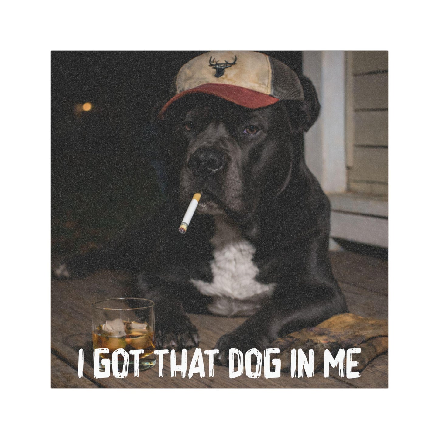 I Got That Dog In Me, Funny Cane Corso Car Magnet, Dog Dad Truck Bumper Sticker, Blue Collar Man Gag Gift For Husband, Hilarious Meme Humor