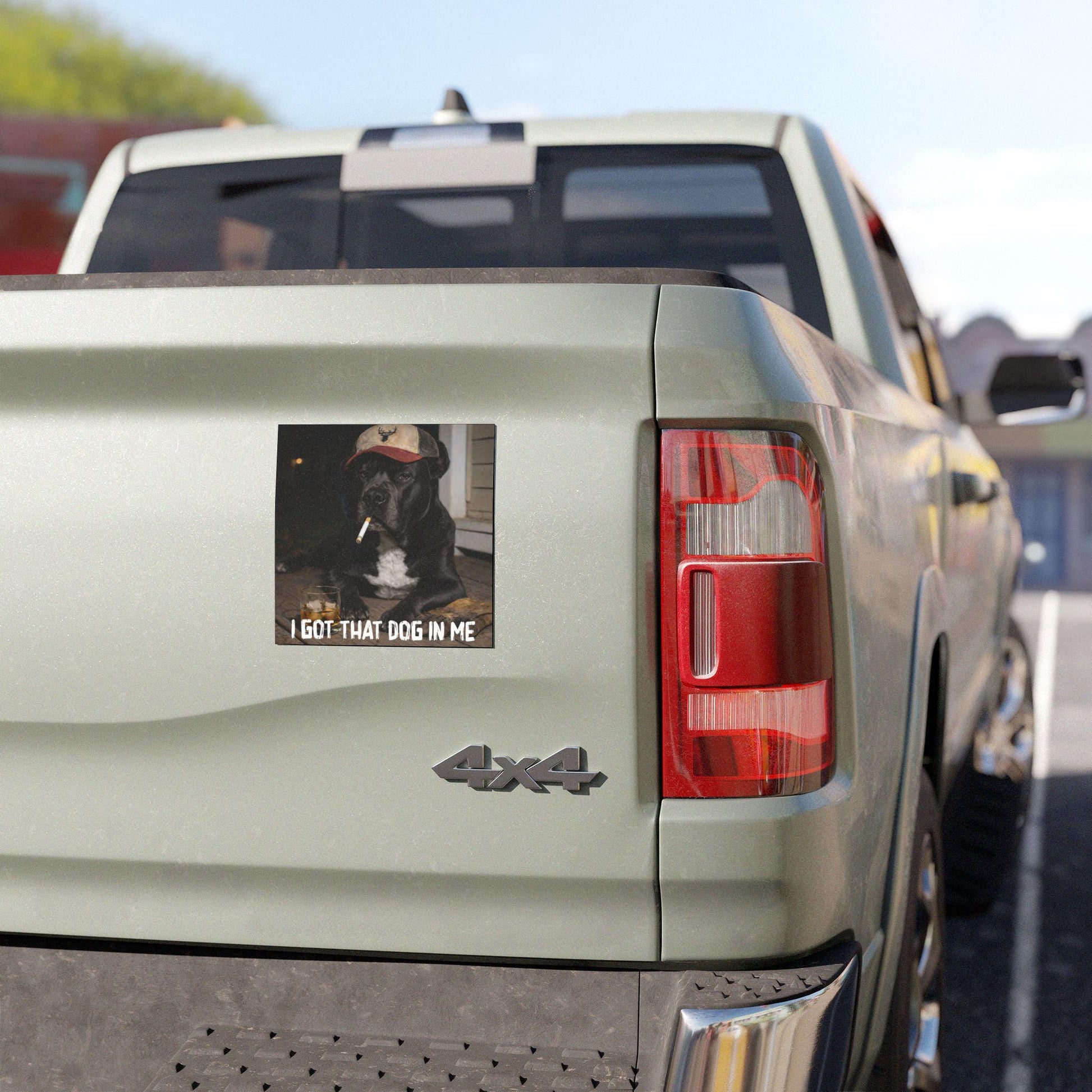 I Got That Dog In Me, Funny Cane Corso Car Magnet, Dog Dad Truck Bumper Sticker, Blue Collar Man Gag Gift For Husband, Hilarious Meme Humor
