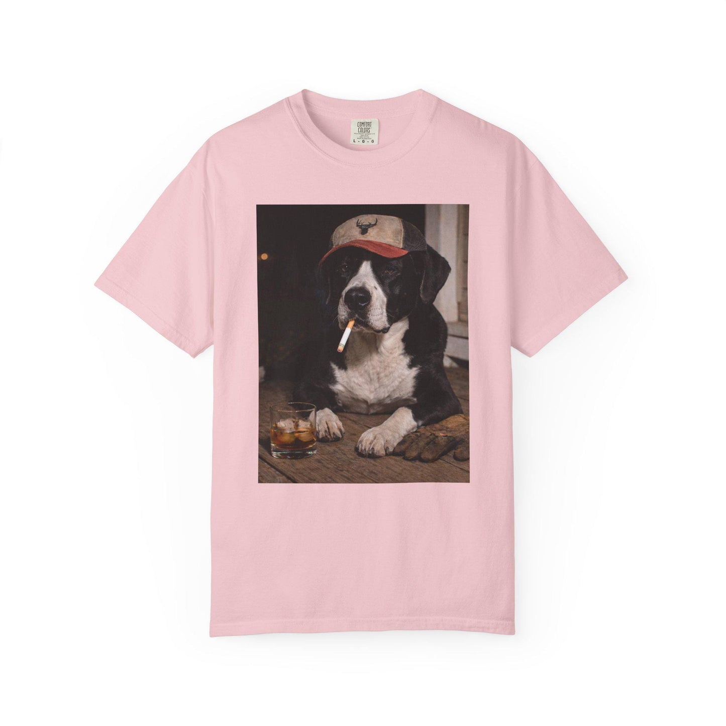 Funny Black & White Mixed Breed Shirt, Dog Dad T-Shirt, Blue Collar Man Gag Gift Tee Husband, Pound Pup Meme Humor Comfort Colors® Tshirt