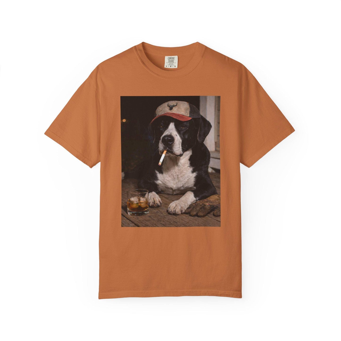 Funny Black & White Mixed Breed Shirt, Dog Dad T-Shirt, Blue Collar Man Gag Gift Tee Husband, Pound Pup Meme Humor Comfort Colors® Tshirt