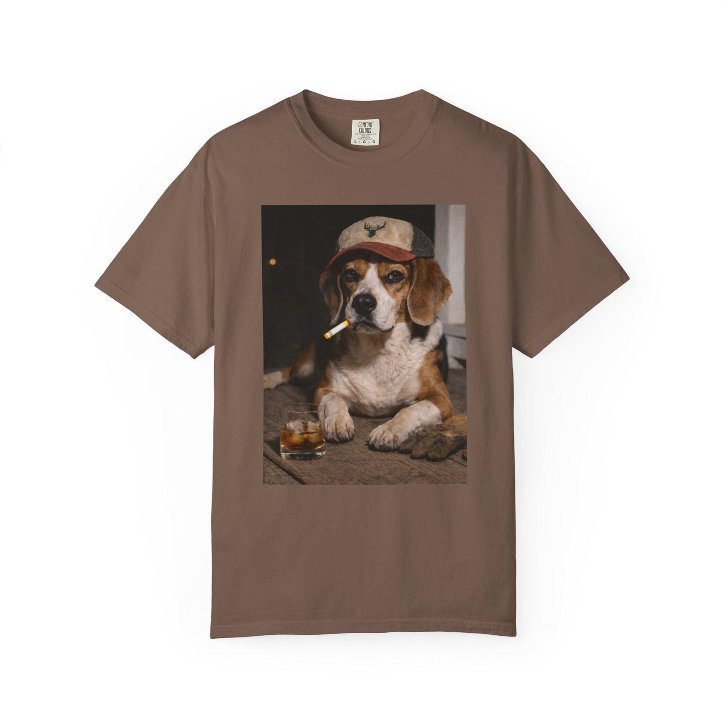 Funny Beagle Shirt, Dog Dad T-Shirt, Blue Collar Man Gag Gift Tee For Husband, Hilarious Meme Humor Comfort Colors® Tshirt