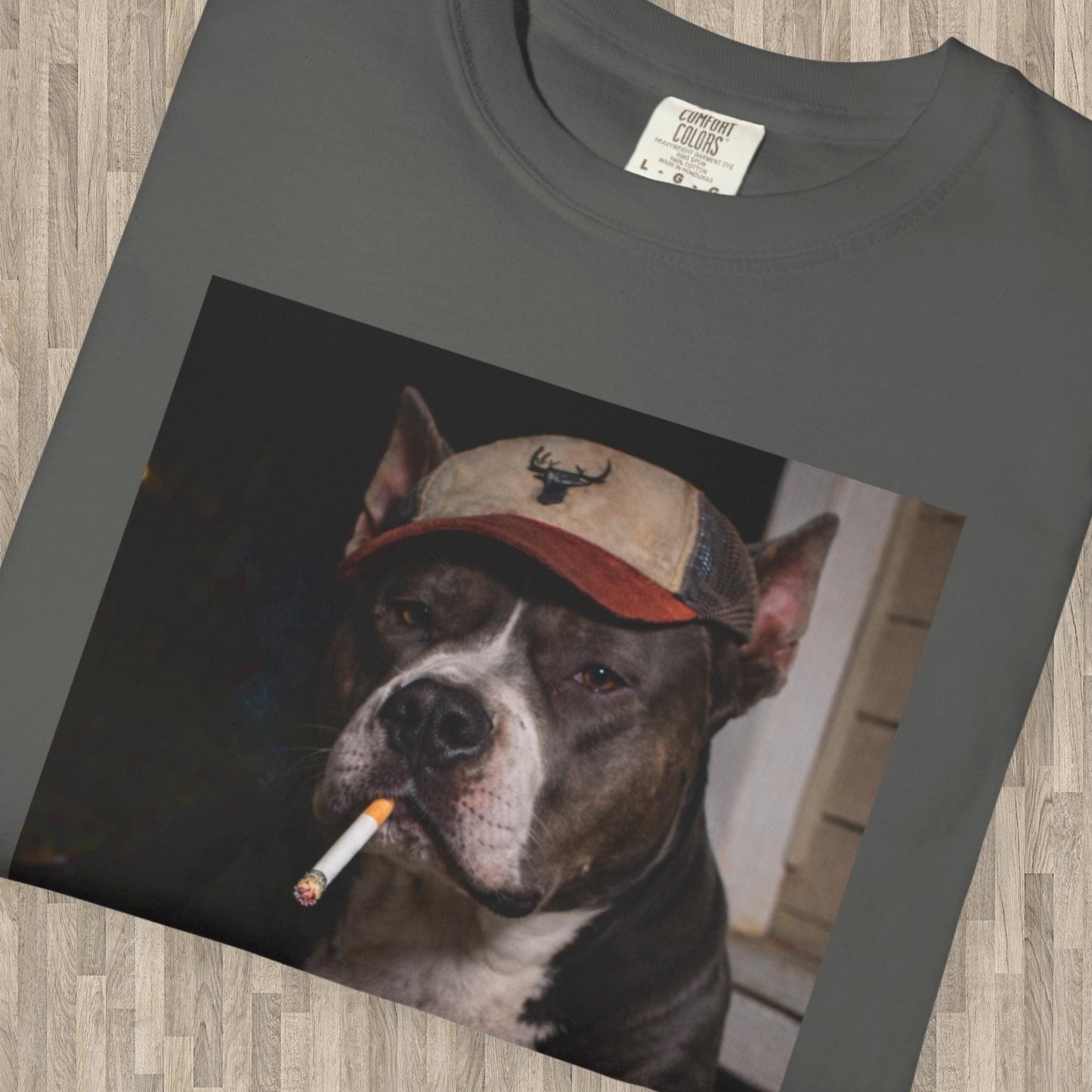 Funny American Bully Shirt, Dog Dad T-Shirt, Blue Collar Man Gag Gift Tee For Husband, American Bulldog Meme Humor Comfort Colors® Tshirt