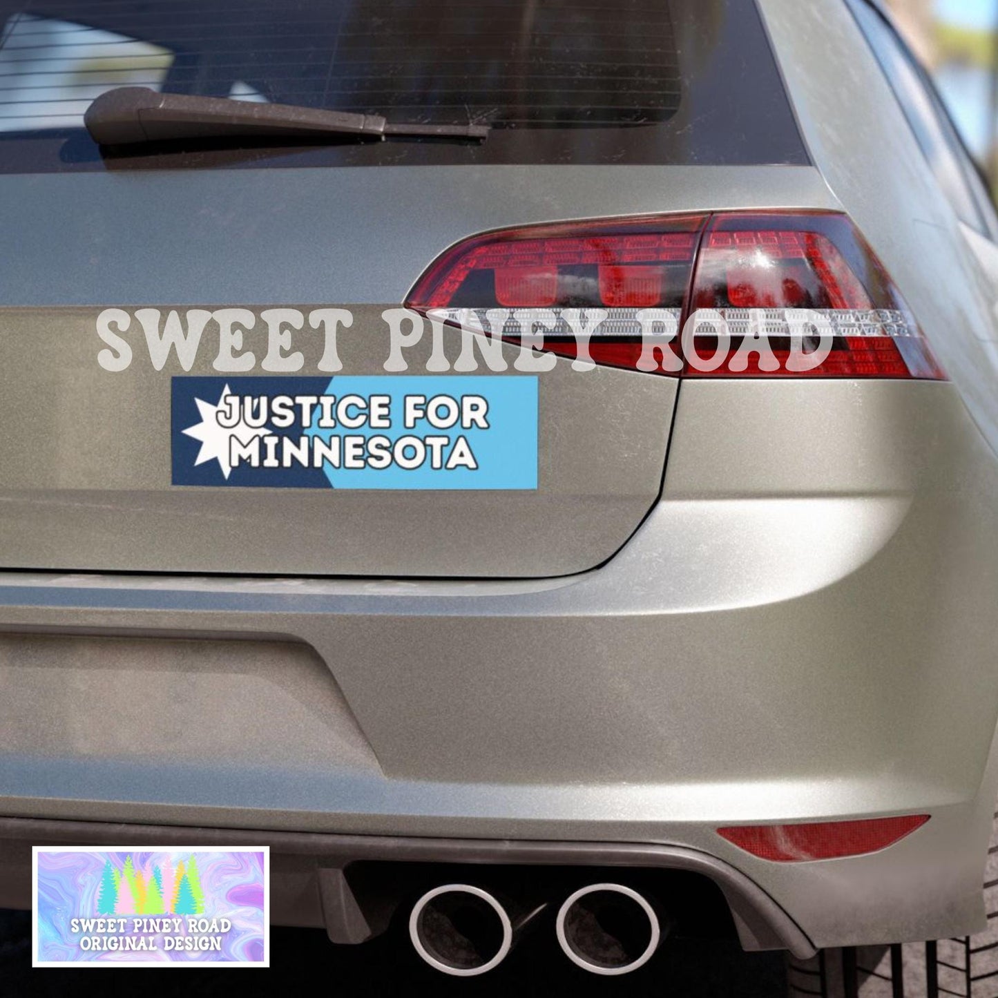Justice For Minnesota Car Magnet, F*ck ICE Bumper Sticker, Waltz Protest For Human Rights, Deport The Racists, Anti Trump FDT Abolish ICE