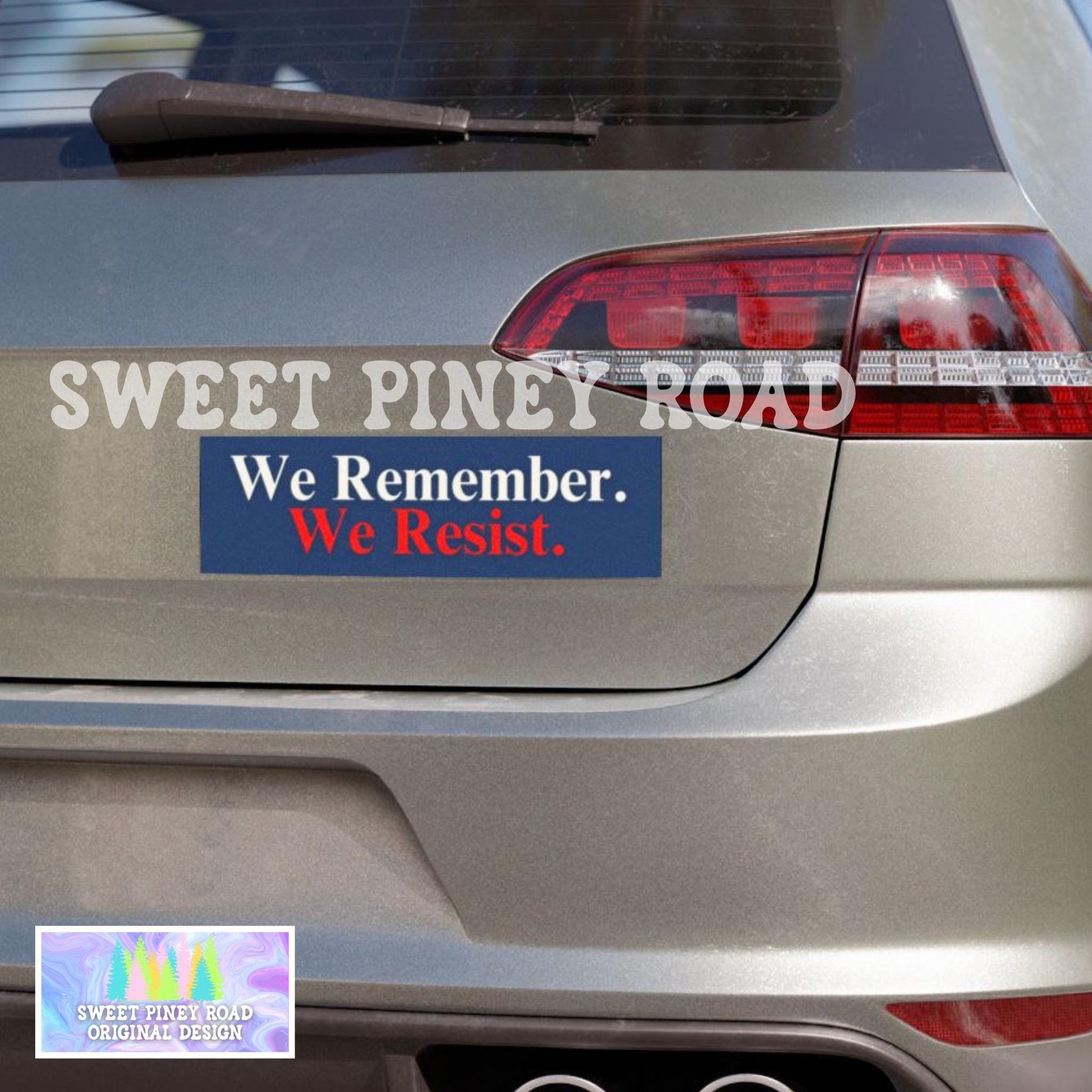 We Remember We Resist Car Magnet, F*ck ICE Bumper Sticker, Stand With Minnesota, Abolish ICE, Deport The Racists, FDT Resistance Protest