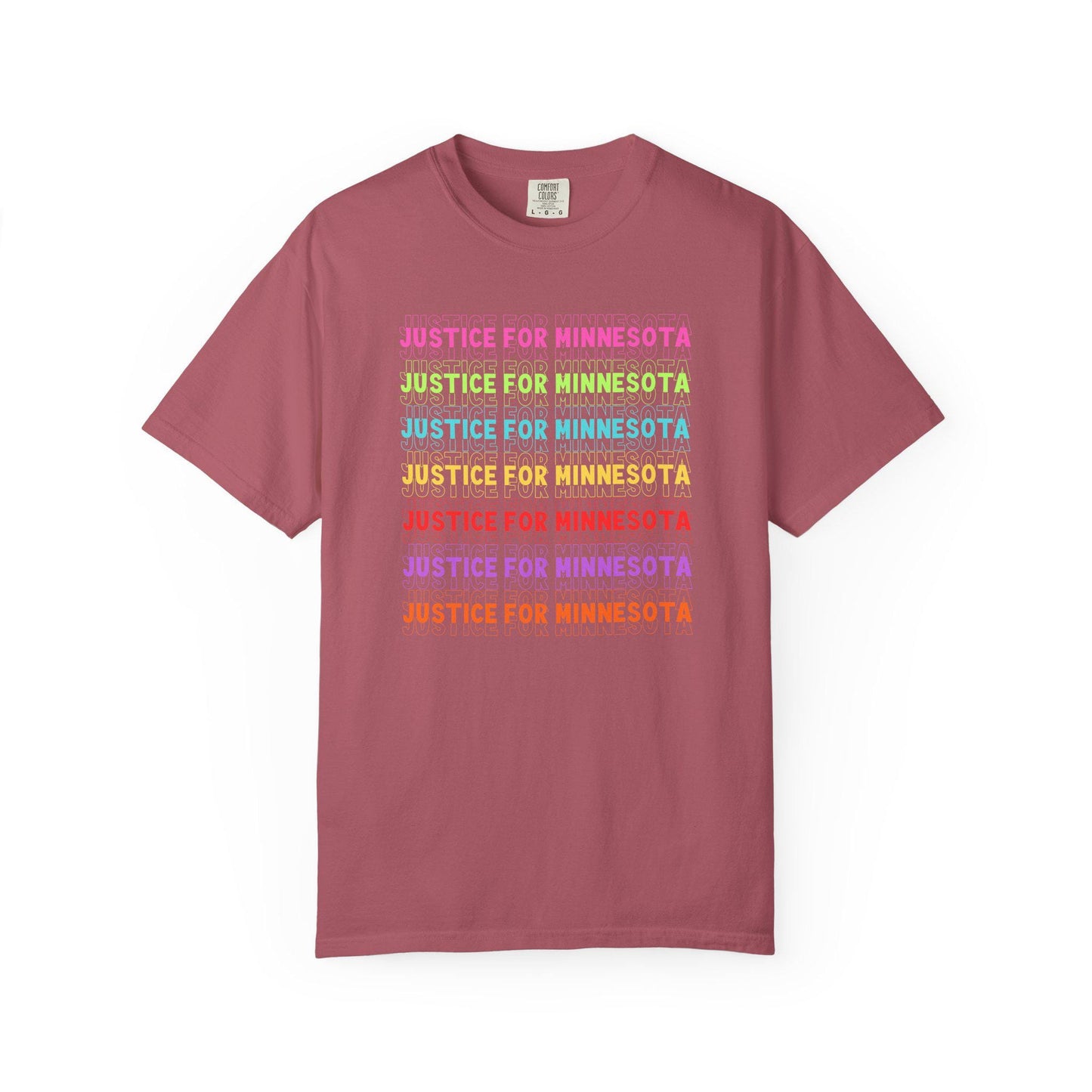 Justice For Minnesota Shirt, Abolish ICE Rainbow T-Shirt, Waltz Protest For Human Rights Tshirt, Protest Rally Tee, F*ck ICE Anti Trump FDT