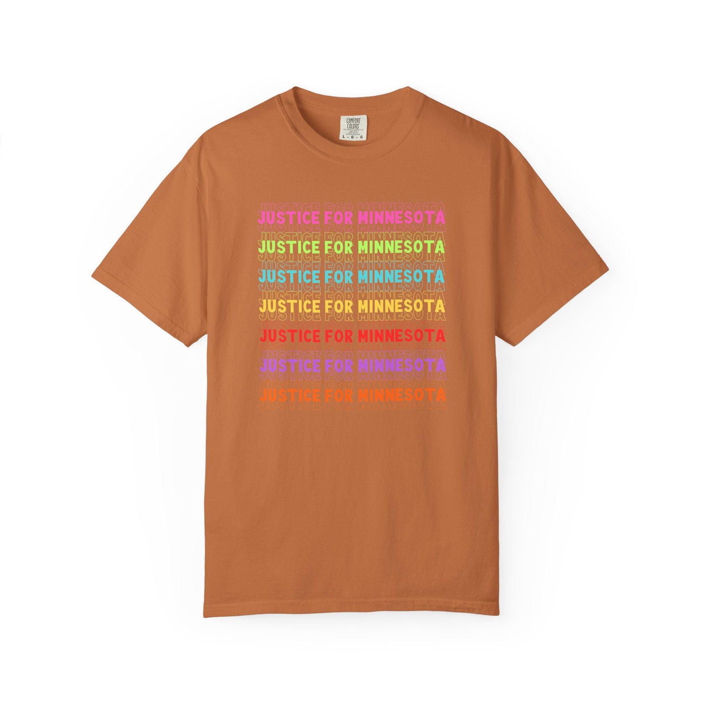 Justice For Minnesota Shirt, Abolish ICE Rainbow T-Shirt, Waltz Protest For Human Rights Tshirt, Protest Rally Tee, F*ck ICE Anti Trump FDT