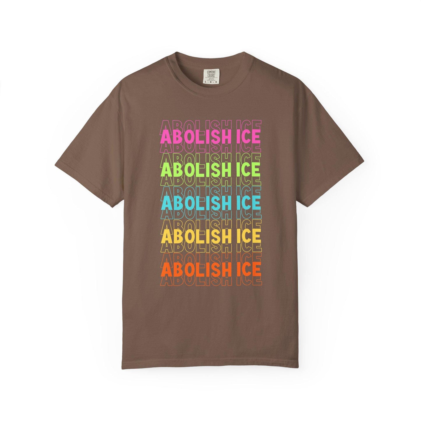 Abolish ICE Shirt, F*ck ICE TShirt, Justice For Minnesota T-Shirt, Chinga La Migra Merch, Anti Trump FDT, Rainbow Design Immigration Rights