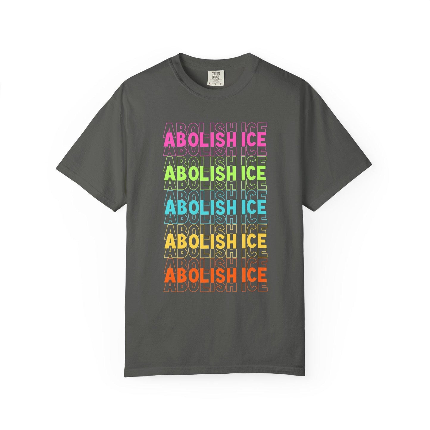 Abolish ICE Shirt, F*ck ICE TShirt, Justice For Minnesota T-Shirt, Chinga La Migra Merch, Anti Trump FDT, Rainbow Design Immigration Rights