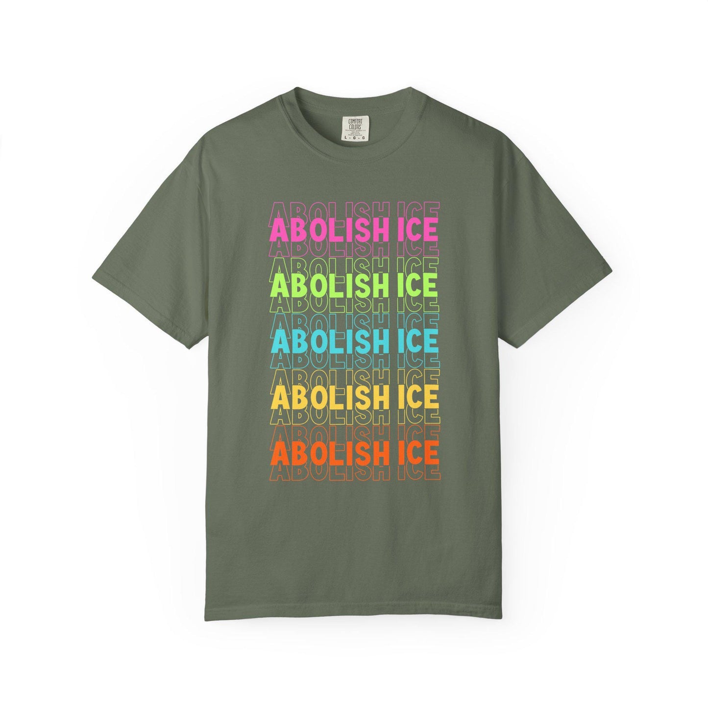 Abolish ICE Shirt, F*ck ICE TShirt, Justice For Minnesota T-Shirt, Chinga La Migra Merch, Anti Trump FDT, Rainbow Design Immigration Rights