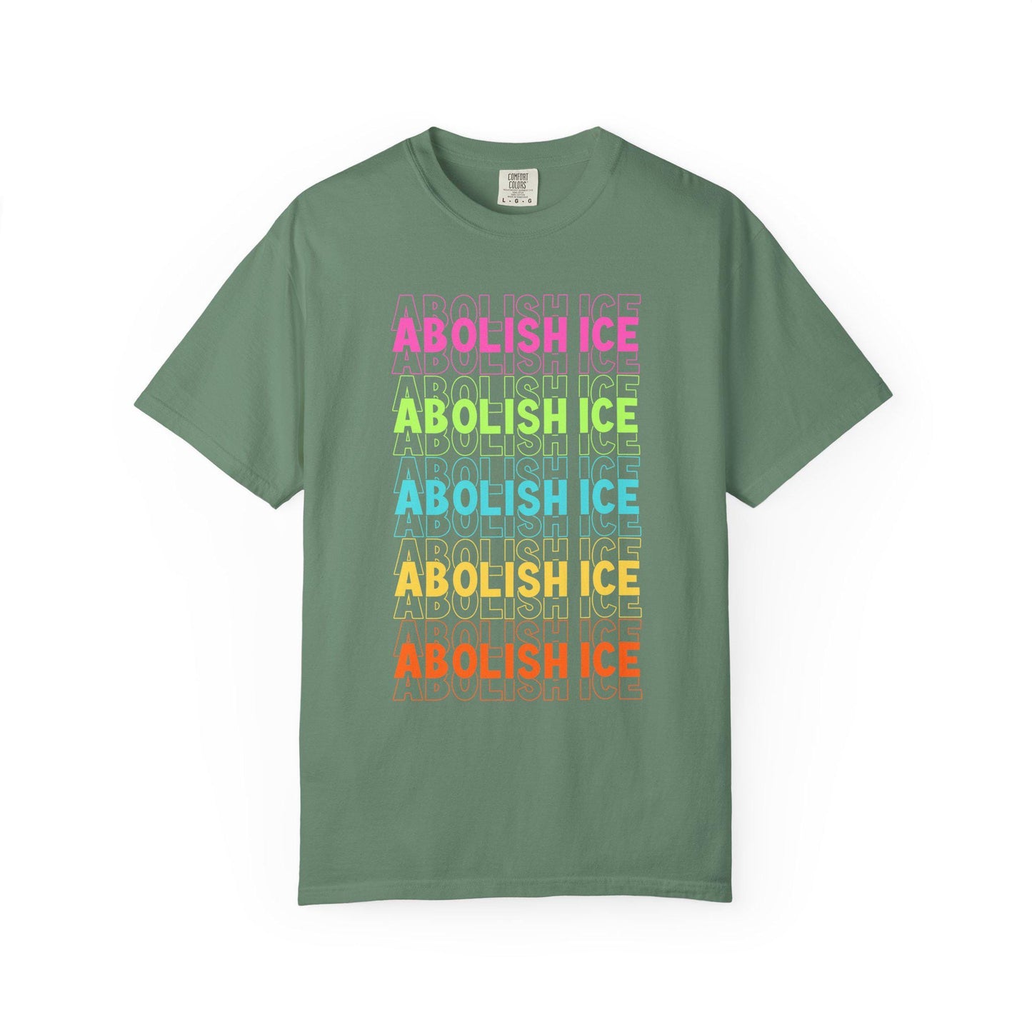 Abolish ICE Shirt, F*ck ICE TShirt, Justice For Minnesota T-Shirt, Chinga La Migra Merch, Anti Trump FDT, Rainbow Design Immigration Rights