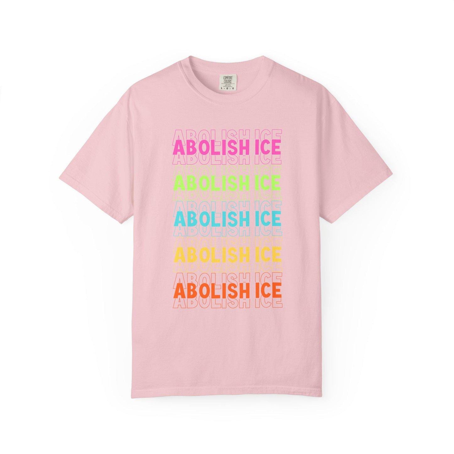 Abolish ICE Shirt, F*ck ICE TShirt, Justice For Minnesota T-Shirt, Chinga La Migra Merch, Anti Trump FDT, Rainbow Design Immigration Rights