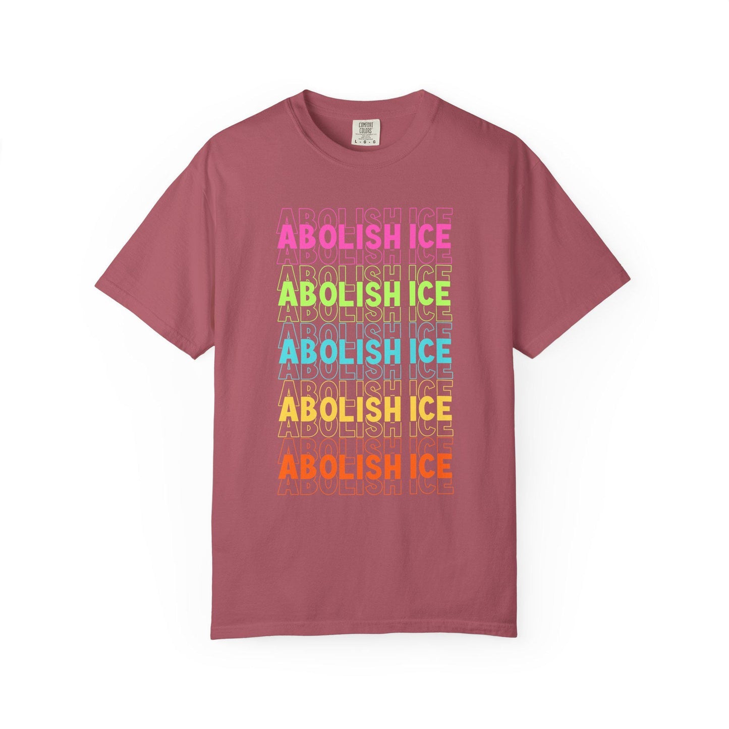 Abolish ICE Shirt, F*ck ICE TShirt, Justice For Minnesota T-Shirt, Chinga La Migra Merch, Anti Trump FDT, Rainbow Design Immigration Rights