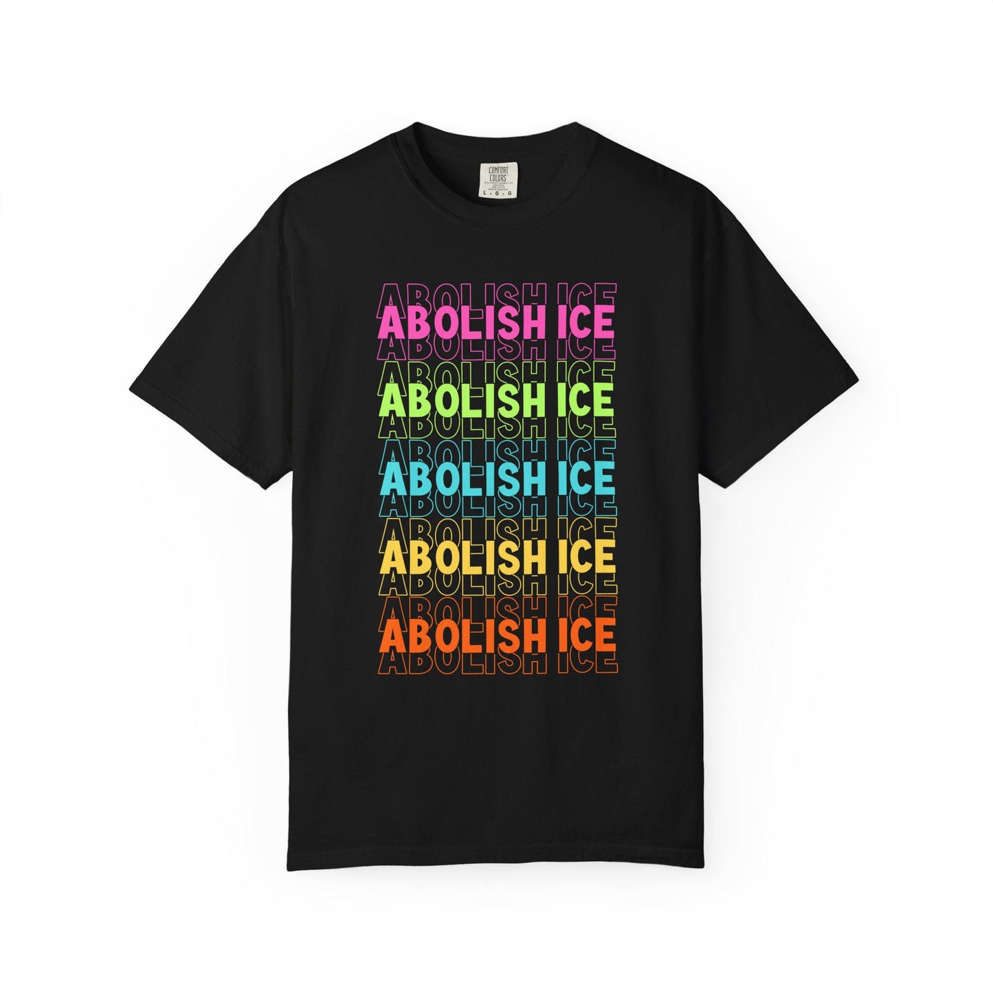 Abolish ICE Shirt, F*ck ICE TShirt, Justice For Minnesota T-Shirt, Chinga La Migra Merch, Anti Trump FDT, Rainbow Design Immigration Rights