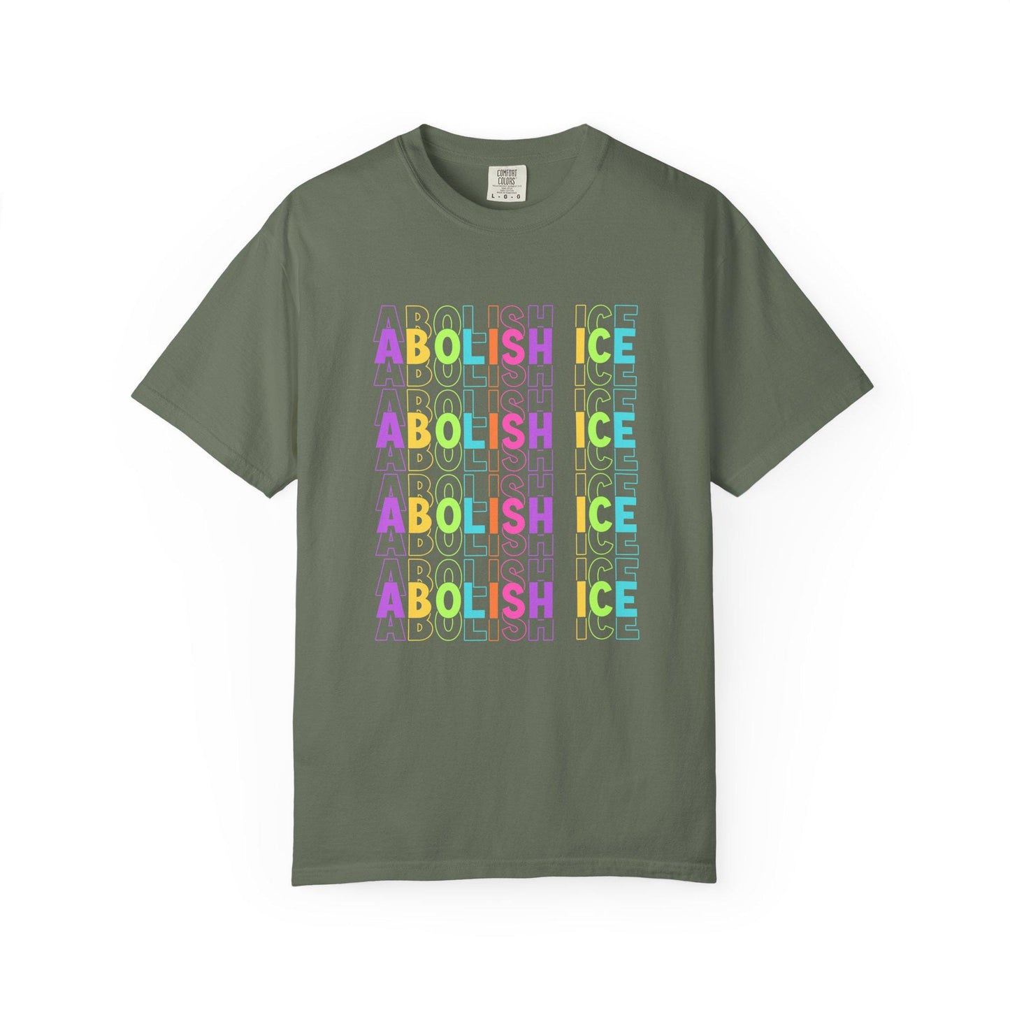 Abolish ICE Shirt, F*ck ICE TShirt, Justice For Minnesota T-Shirt, Chinga La Migra Merch, Anti Trump FDT, Rainbow Design Immigration Rights