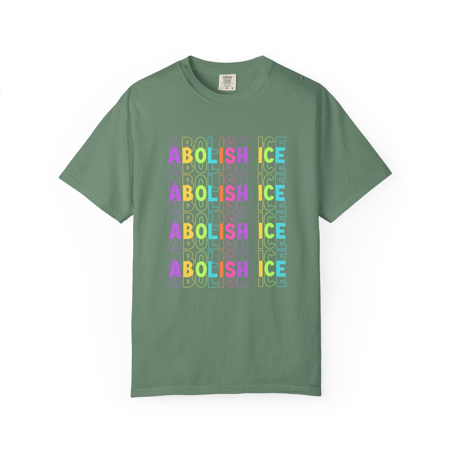 Abolish ICE Shirt, F*ck ICE TShirt, Justice For Minnesota T-Shirt, Chinga La Migra Merch, Anti Trump FDT, Rainbow Design Immigration Rights