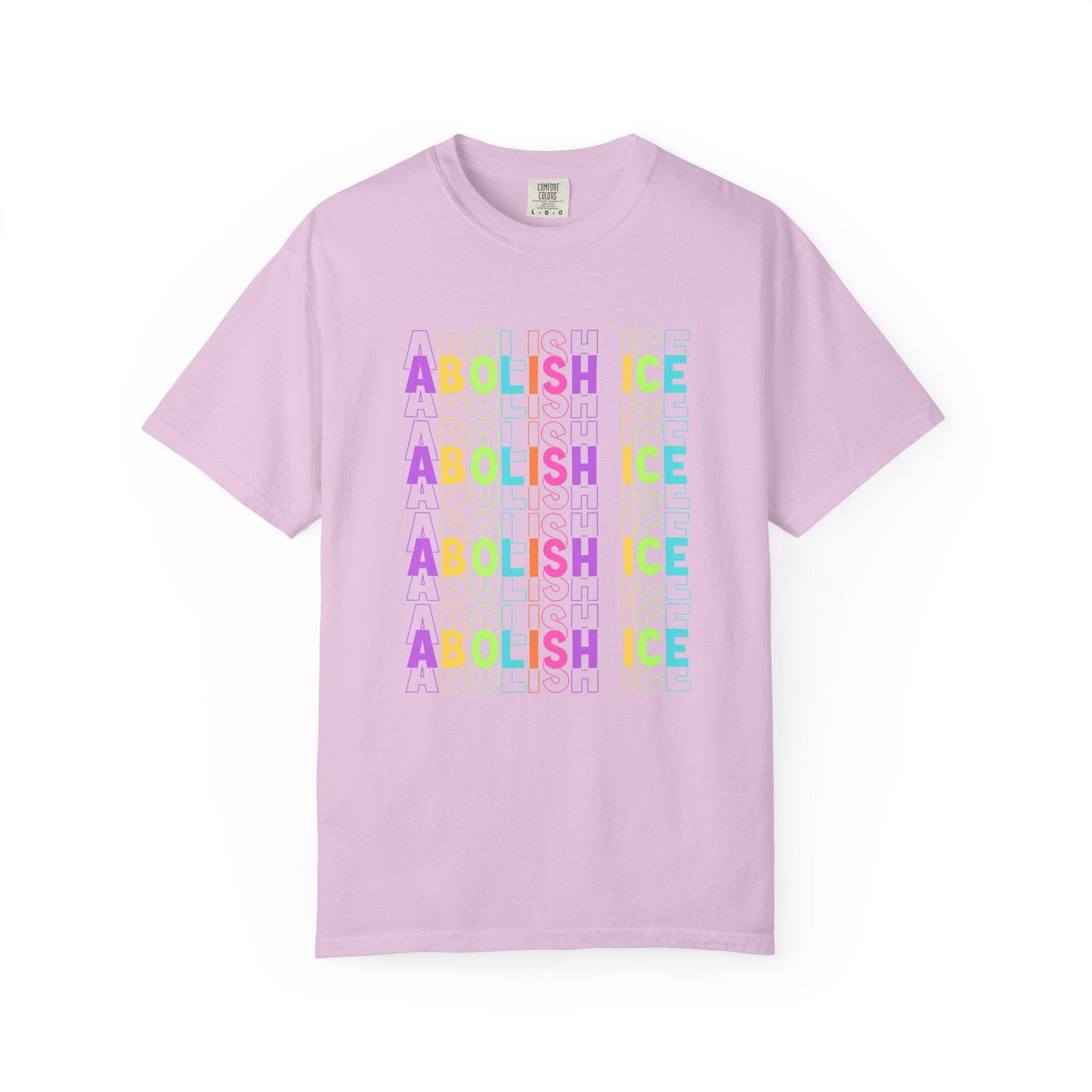 Abolish ICE Shirt, F*ck ICE TShirt, Justice For Minnesota T-Shirt, Chinga La Migra Merch, Anti Trump FDT, Rainbow Design Immigration Rights