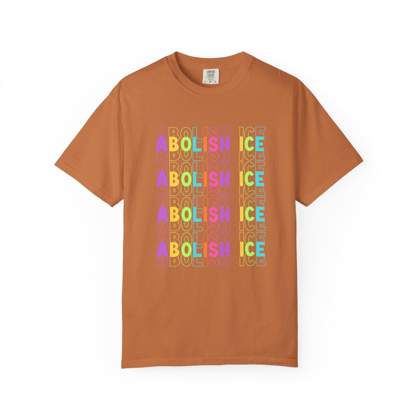 Abolish ICE Shirt, F*ck ICE TShirt, Justice For Minnesota T-Shirt, Chinga La Migra Merch, Anti Trump FDT, Rainbow Design Immigration Rights