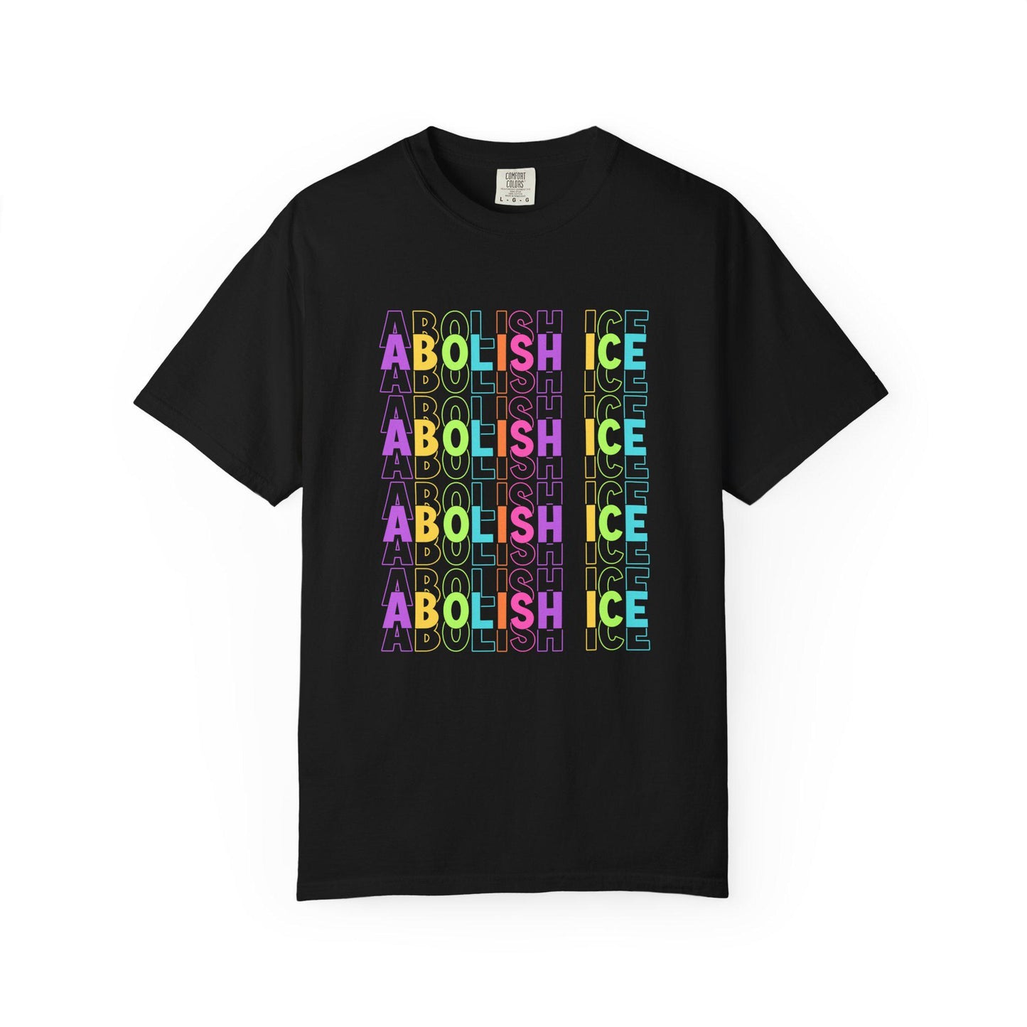 Abolish ICE Shirt, F*ck ICE TShirt, Justice For Minnesota T-Shirt, Chinga La Migra Merch, Anti Trump FDT, Rainbow Design Immigration Rights