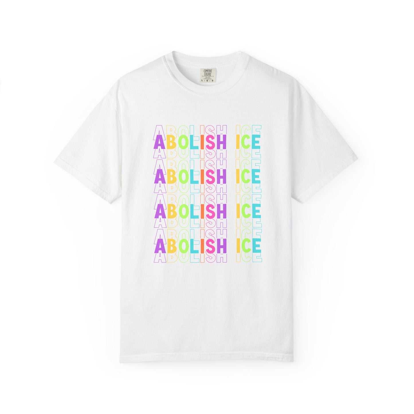 Abolish ICE Shirt, F*ck ICE TShirt, Justice For Minnesota T-Shirt, Chinga La Migra Merch, Anti Trump FDT, Rainbow Design Immigration Rights