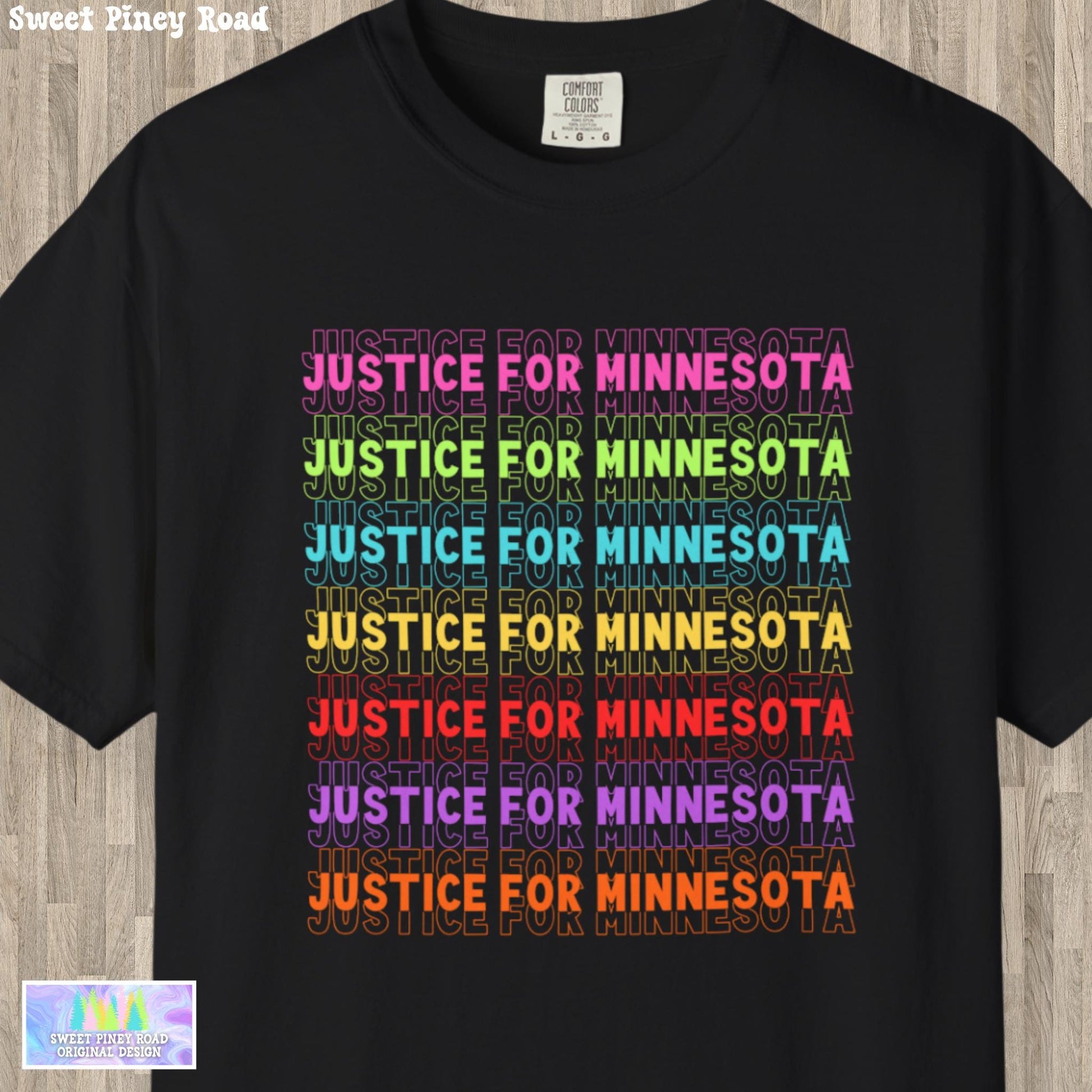 Justice For Minnesota Shirt, Abolish ICE Rainbow T-Shirt, Waltz Protest For Human Rights Tshirt, Protest Rally Tee, F*ck ICE Anti Trump FDT
