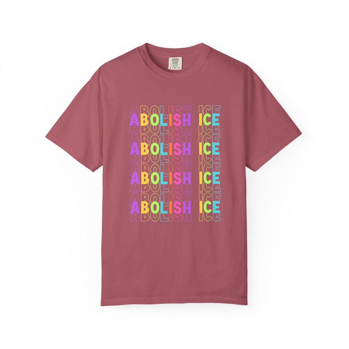 Abolish ICE Shirt, F*ck ICE TShirt, Justice For Minnesota T-Shirt, Chinga La Migra Merch, Anti Trump FDT, Rainbow Design Immigration Rights