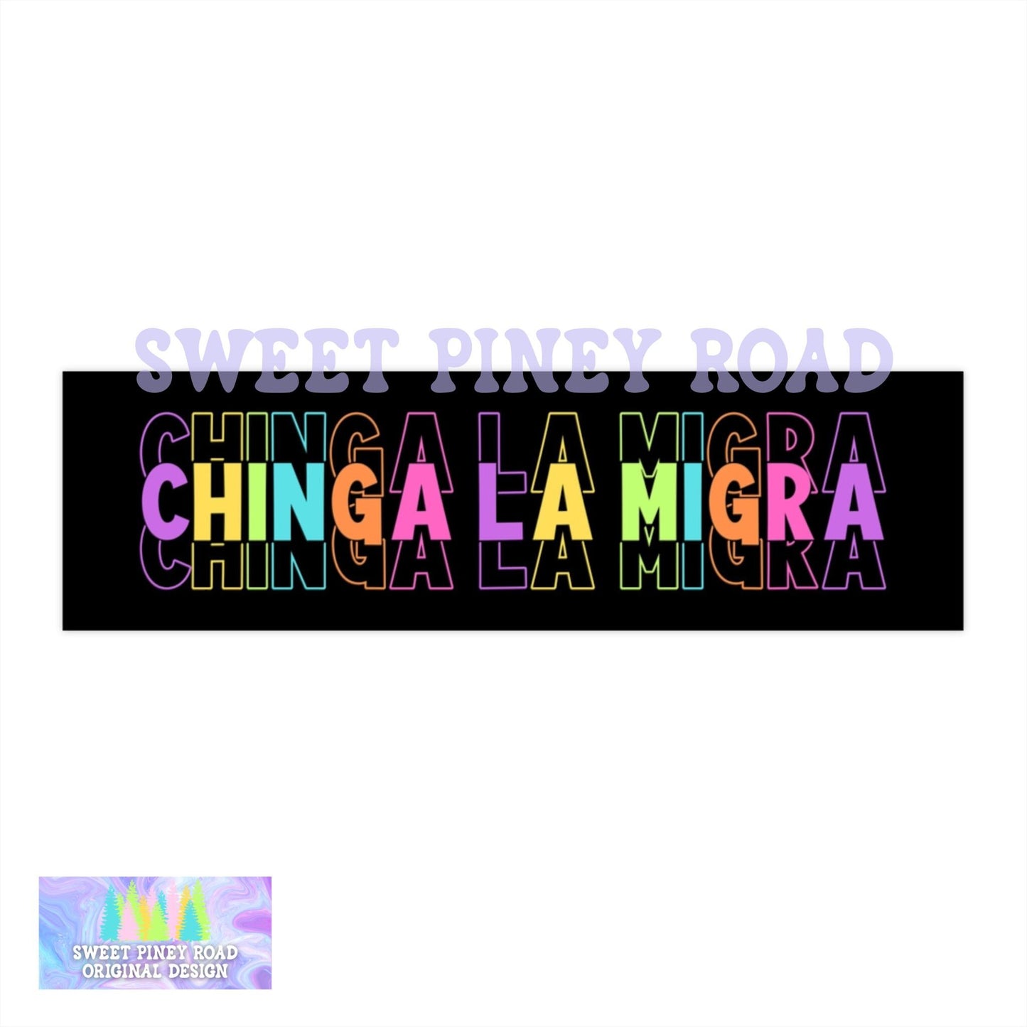 Chinga La Migra Car Magnet, F*ck ICE Bumper Sticker, Justice For Minnesota, Get Out Border Patrol, Anti Trump FDT Merch For Rally Protest