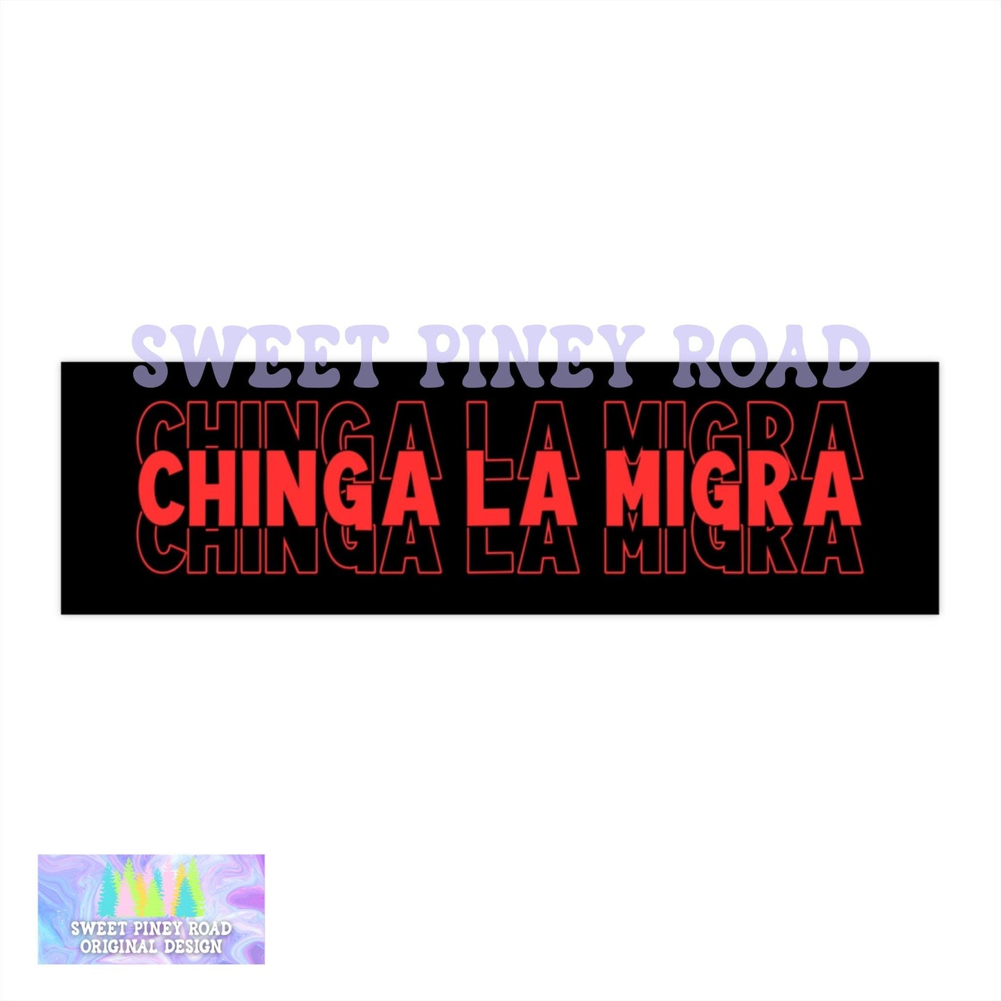 Chinga La Migra Car Magnet, F*ck ICE Bumper Sticker, Justice For Minnesota, Get Out Border Patrol, Anti Trump FDT Merch For Rally Protest