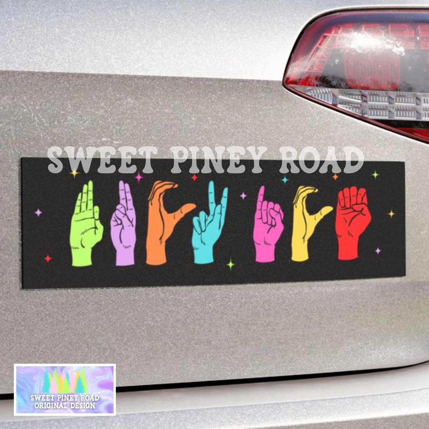 F*ck ICE Bumper Sticker, Abolish ICE Subtle ASL Vinyl Car Magnet, Chinga La Migra, Anti Trump Immigration Decal