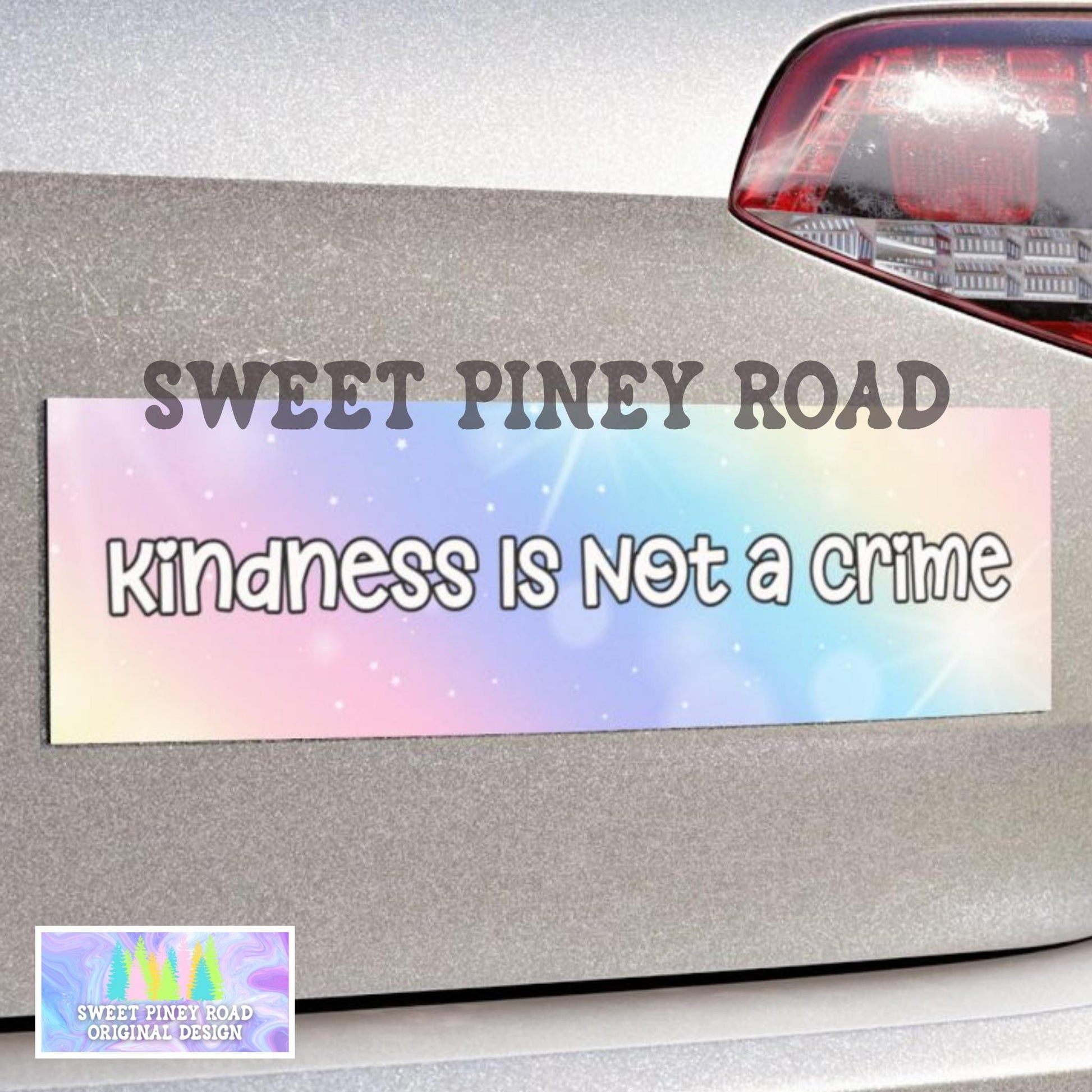 Kindness Is Not A Crime Car Magnet, Be Kind Bumper Sticker, Anti Trump FDT Human Rights Equality, Abolish ICE F*ck ICE Pro Immigration Ally