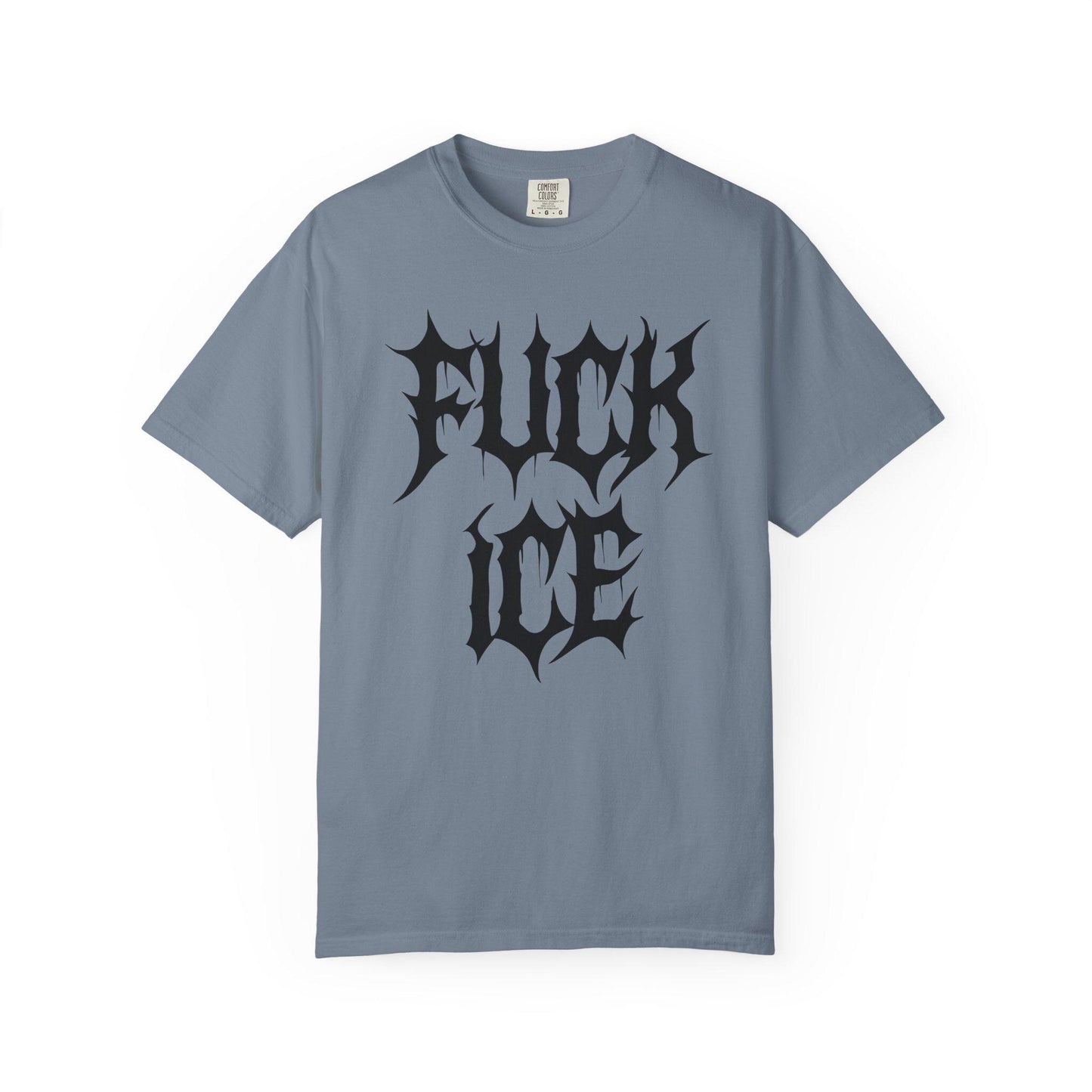 F*ck ICE Metalcore Shirt, Alternative Goth Abolish ICE Tshirt, Goth Font Tee, Deathcore Hardcore FDT T-Shirt, Anti Trump Pro Immigration
