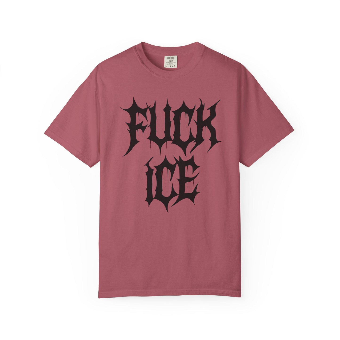 F*ck ICE Metalcore Shirt, Alternative Goth Abolish ICE Tshirt, Goth Font Tee, Deathcore Hardcore FDT T-Shirt, Anti Trump Pro Immigration