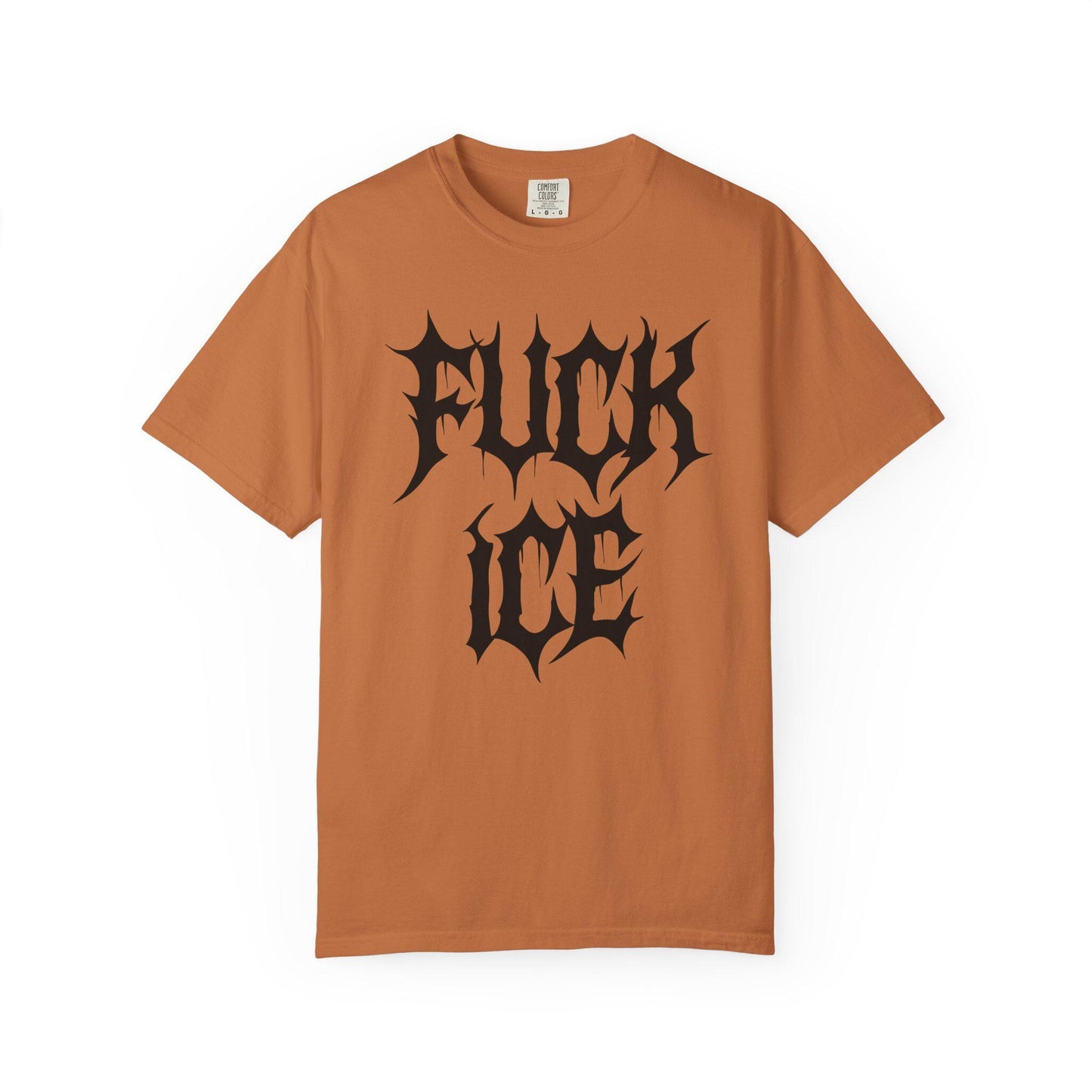 F*ck ICE Metalcore Shirt, Alternative Goth Abolish ICE Tshirt, Goth Font Tee, Deathcore Hardcore FDT T-Shirt, Anti Trump Pro Immigration