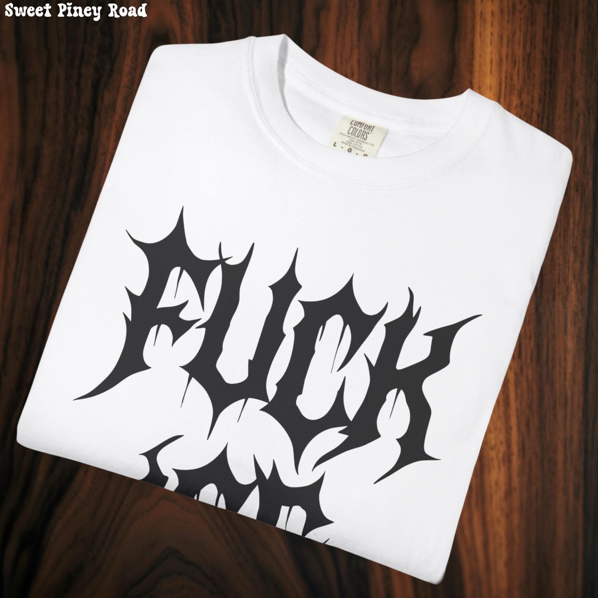 F*ck ICE Metalcore Shirt, Alternative Goth Abolish ICE Tshirt, Goth Font Tee, Deathcore Hardcore FDT T-Shirt, Anti Trump Pro Immigration
