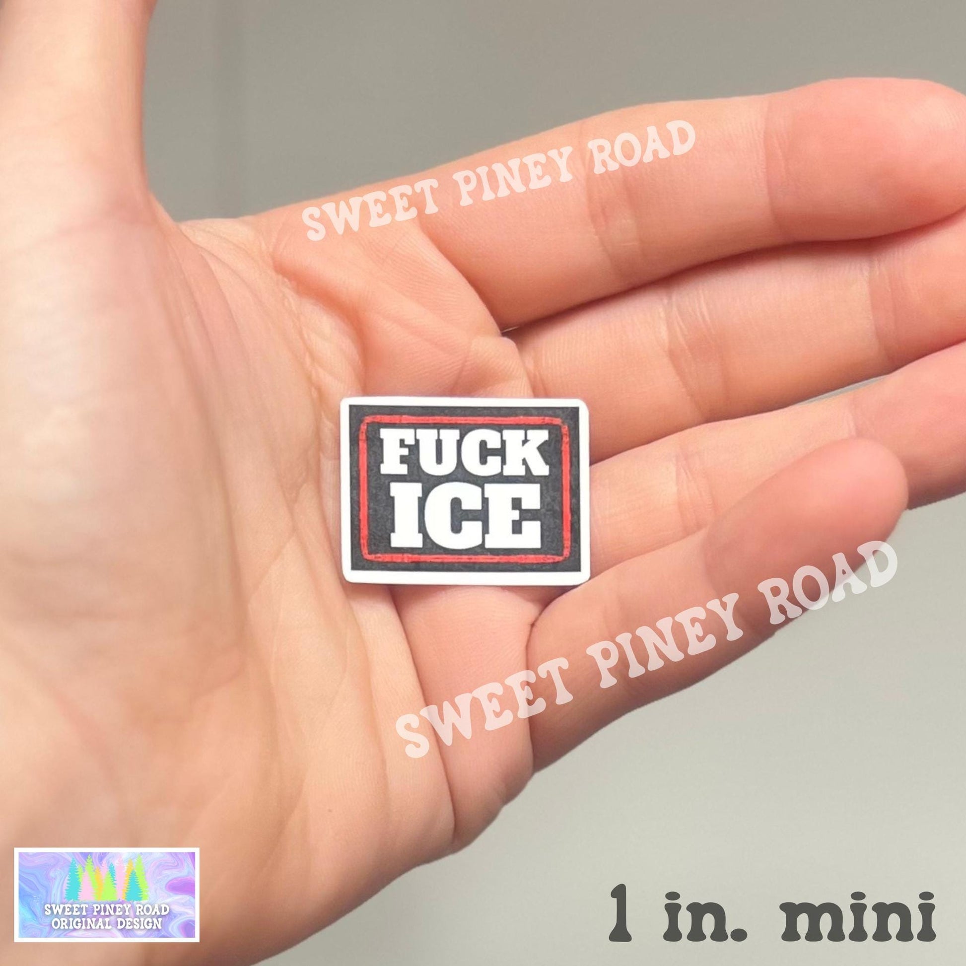 F*ck ICE Stickers 15/30/50/100pc (1 or 2in.) Glossy! Abolish ICE Sticker Pack, Anti Trump Political Protest Rally, Pro Immigration