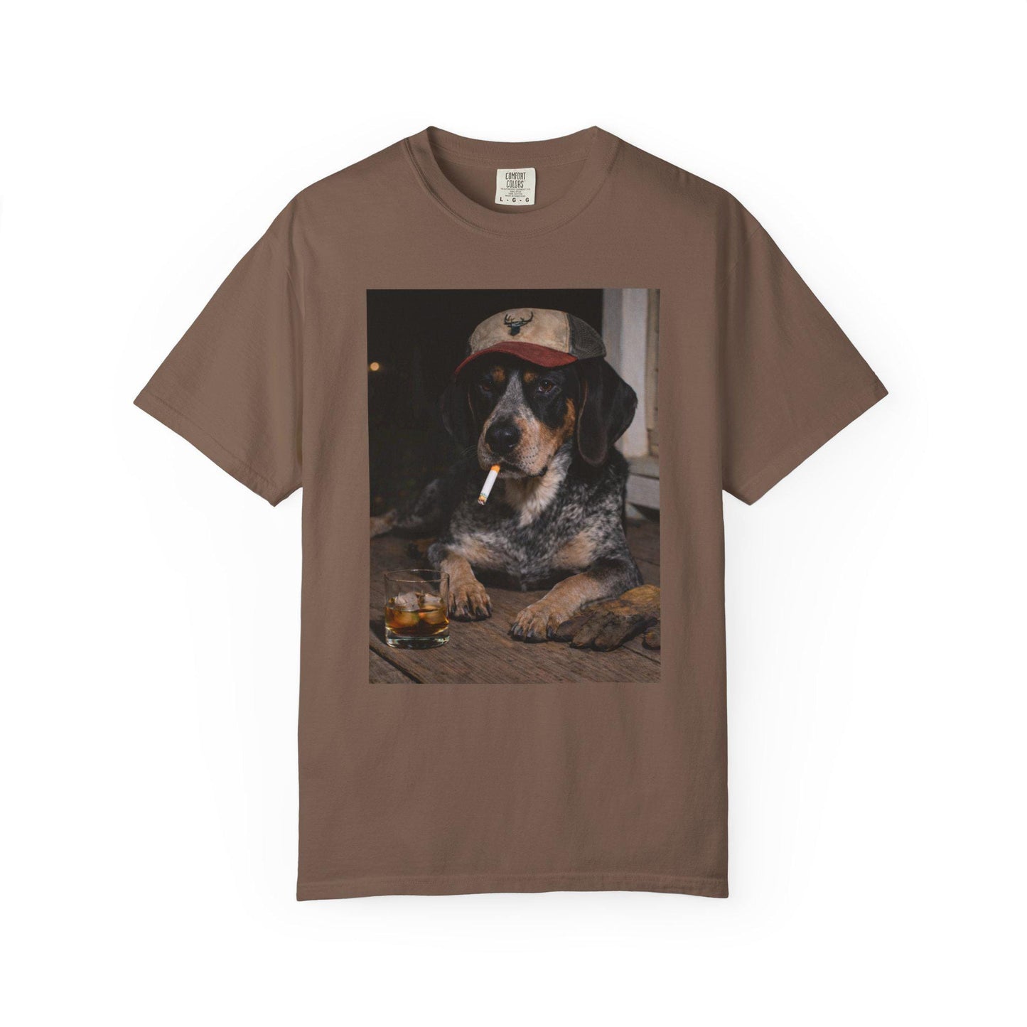 Funny Bluetick Coonhound Shirt, Dog Dad T-Shirt, Blue Collar Man Gag Gift Tee For Husband, Coondog Meme Humor Comfort Colors® Tshirt