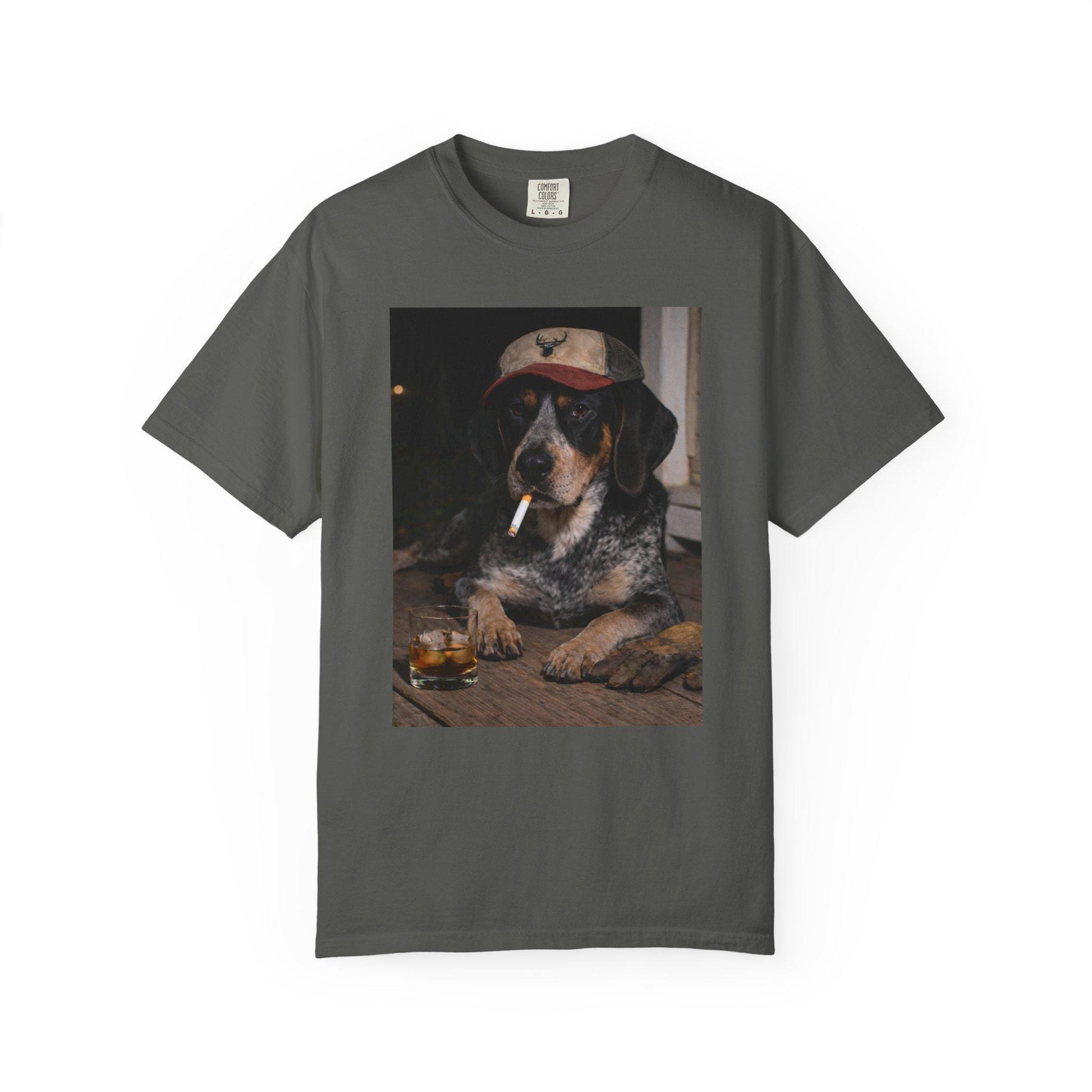 Funny Bluetick Coonhound Shirt, Dog Dad T-Shirt, Blue Collar Man Gag Gift Tee For Husband, Coondog Meme Humor Comfort Colors® Tshirt