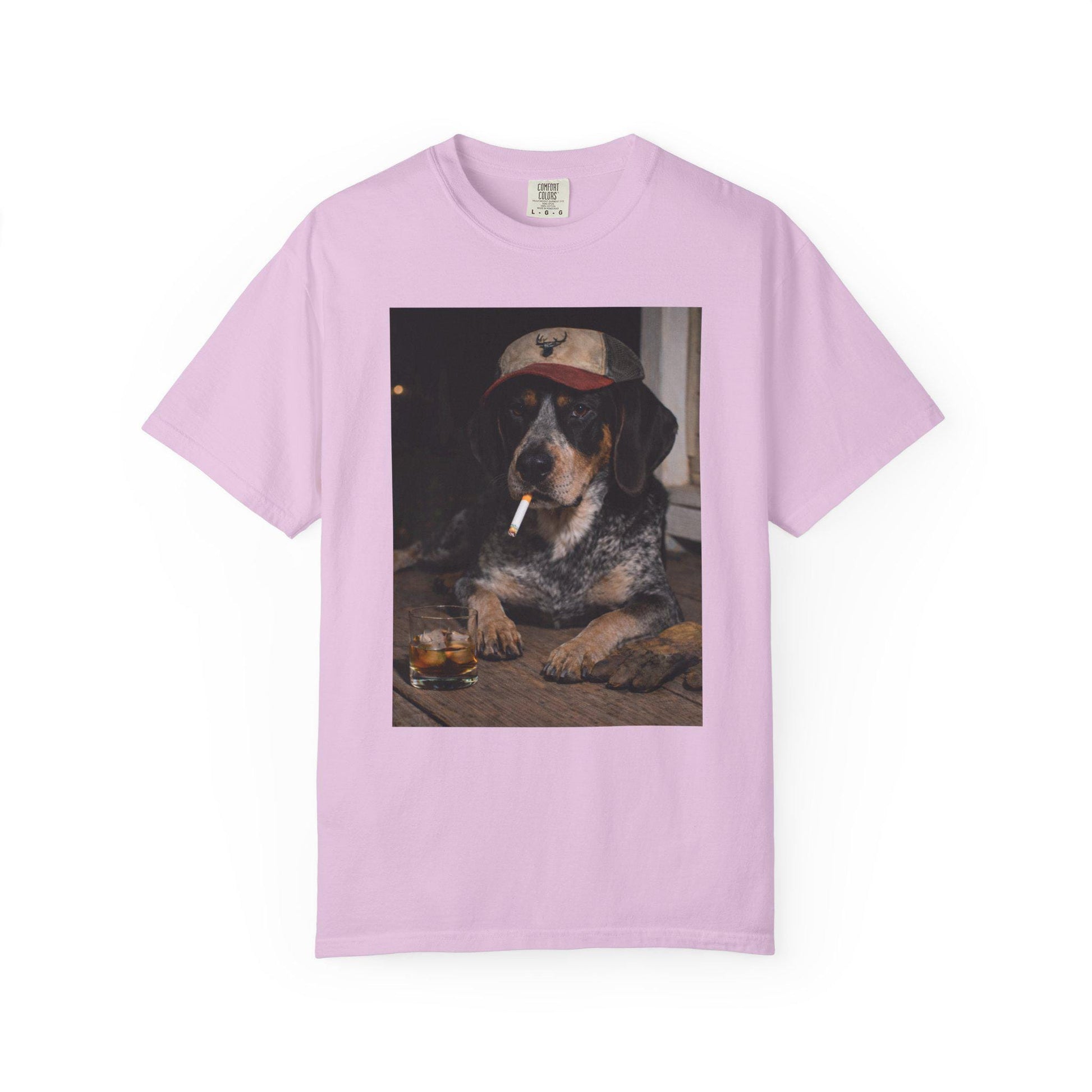 Funny Bluetick Coonhound Shirt, Dog Dad T-Shirt, Blue Collar Man Gag Gift Tee For Husband, Coondog Meme Humor Comfort Colors® Tshirt