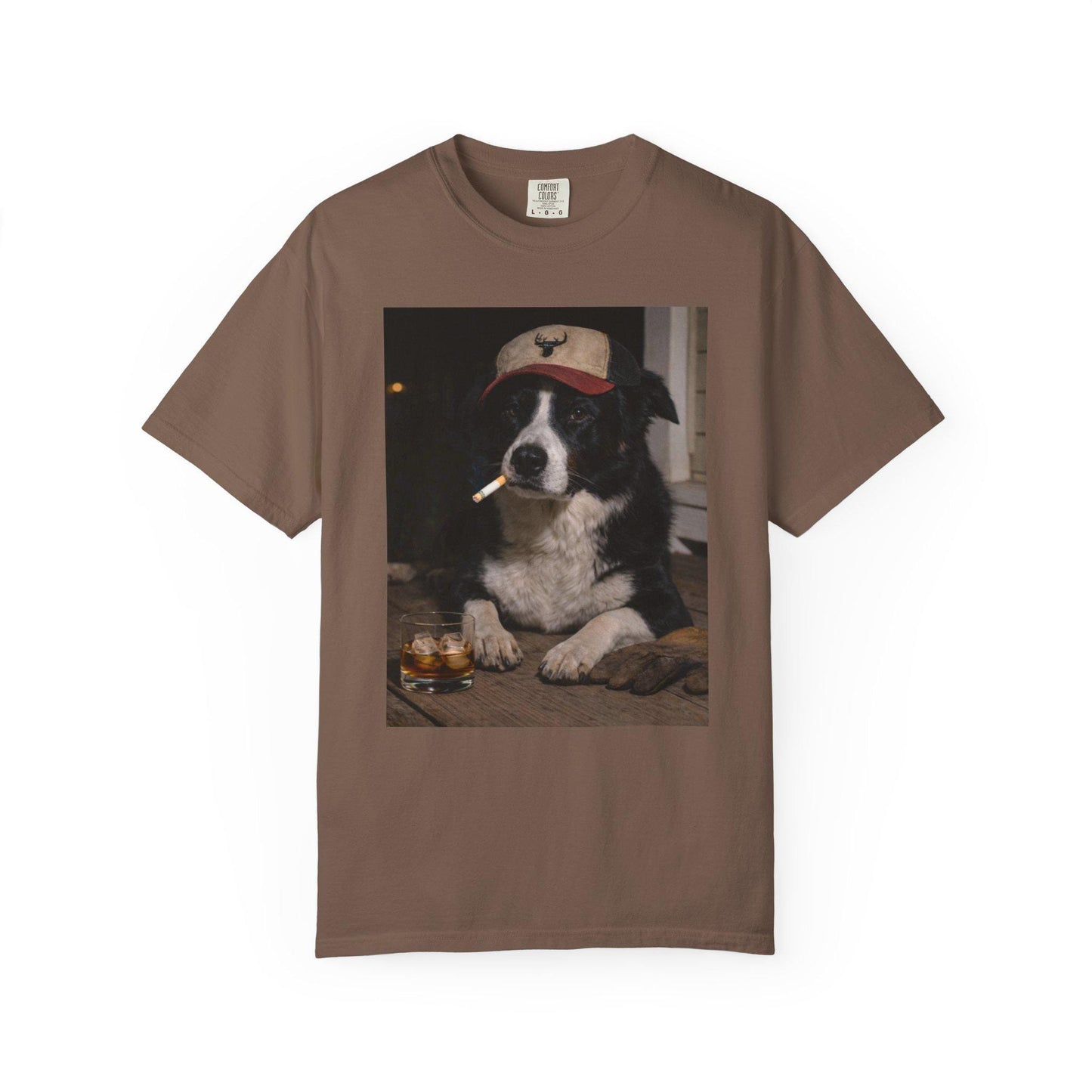 Funny Border Collie Shirt, Dog Dad T-Shirt, Blue Collar Man Gag Gift Tee For Husband, I Got That Dog In Me Meme Humor Comfort Colors® Tshirt