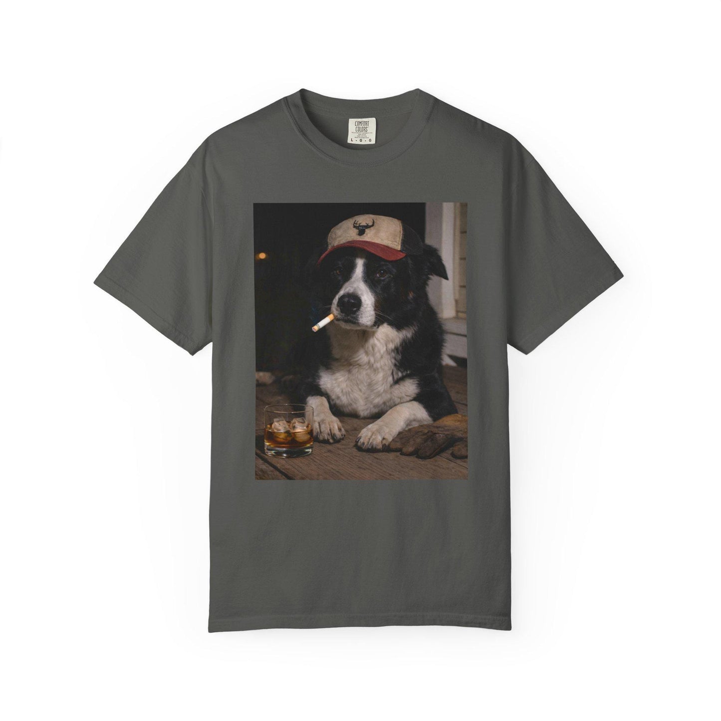 Funny Border Collie Shirt, Dog Dad T-Shirt, Blue Collar Man Gag Gift Tee For Husband, I Got That Dog In Me Meme Humor Comfort Colors® Tshirt