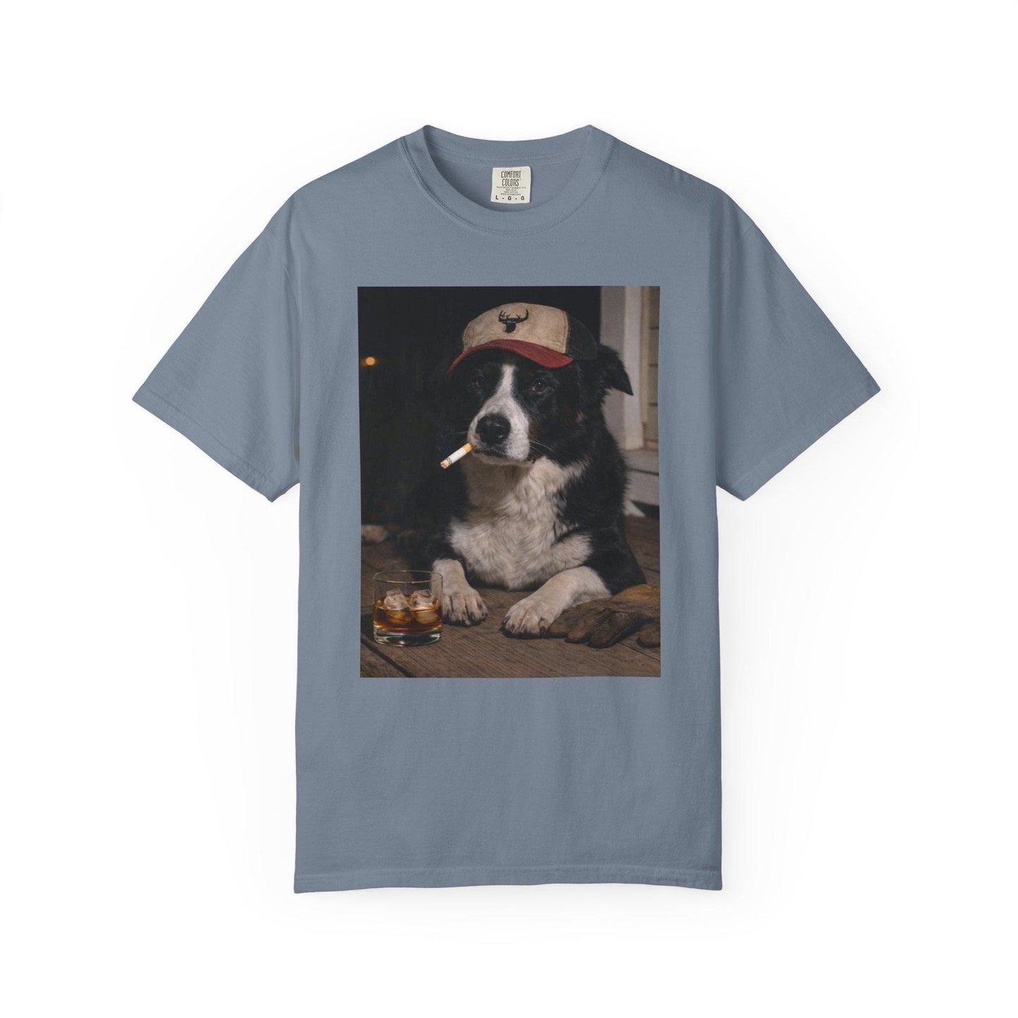 Funny Border Collie Shirt, Dog Dad T-Shirt, Blue Collar Man Gag Gift Tee For Husband, I Got That Dog In Me Meme Humor Comfort Colors® Tshirt