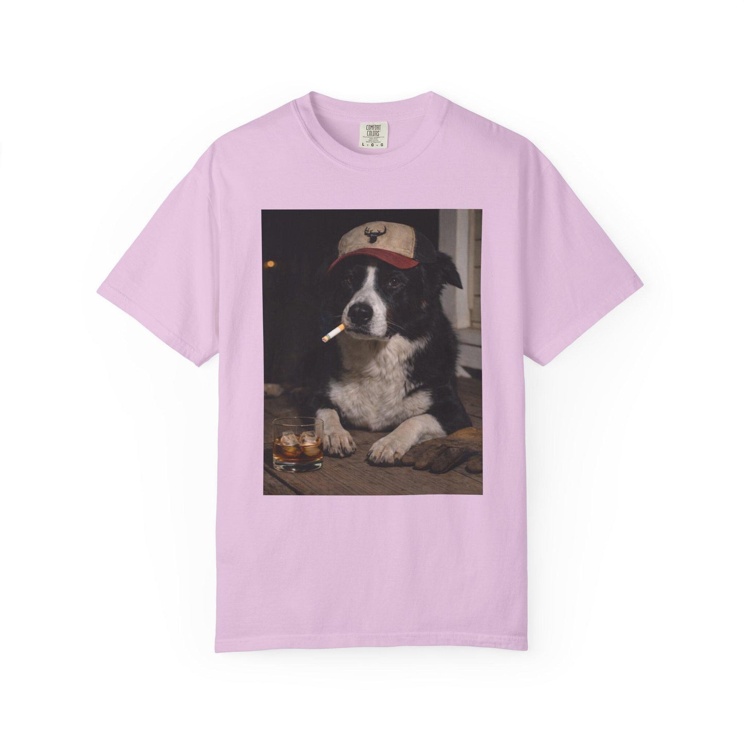 Funny Border Collie Shirt, Dog Dad T-Shirt, Blue Collar Man Gag Gift Tee For Husband, I Got That Dog In Me Meme Humor Comfort Colors® Tshirt