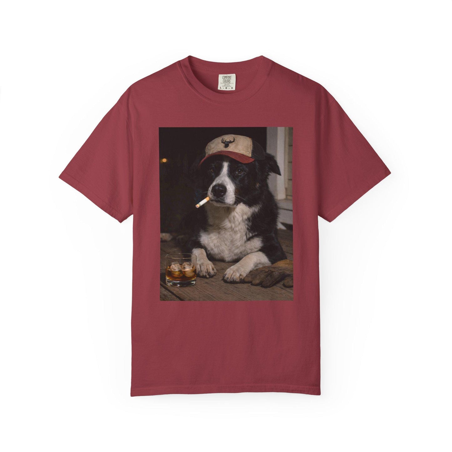 Funny Border Collie Shirt, Dog Dad T-Shirt, Blue Collar Man Gag Gift Tee For Husband, I Got That Dog In Me Meme Humor Comfort Colors® Tshirt