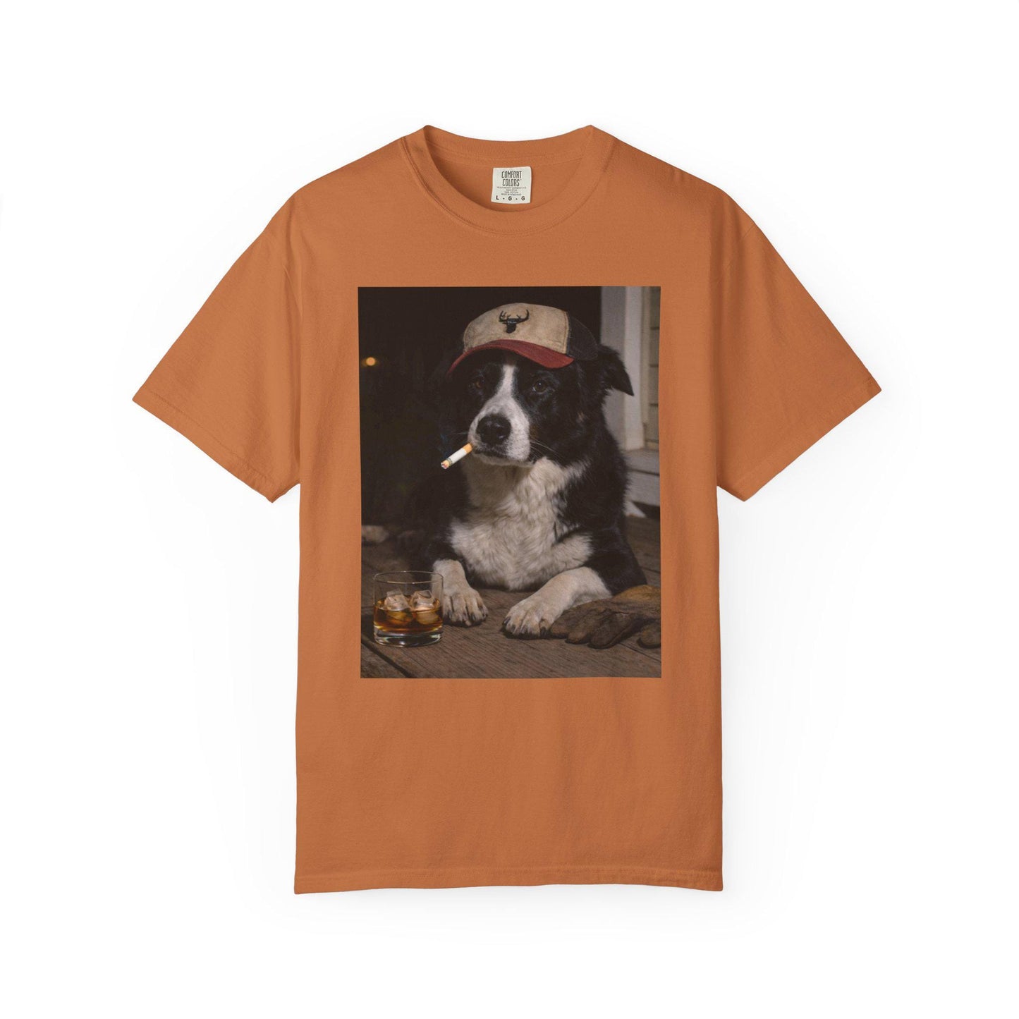 Funny Border Collie Shirt, Dog Dad T-Shirt, Blue Collar Man Gag Gift Tee For Husband, I Got That Dog In Me Meme Humor Comfort Colors® Tshirt