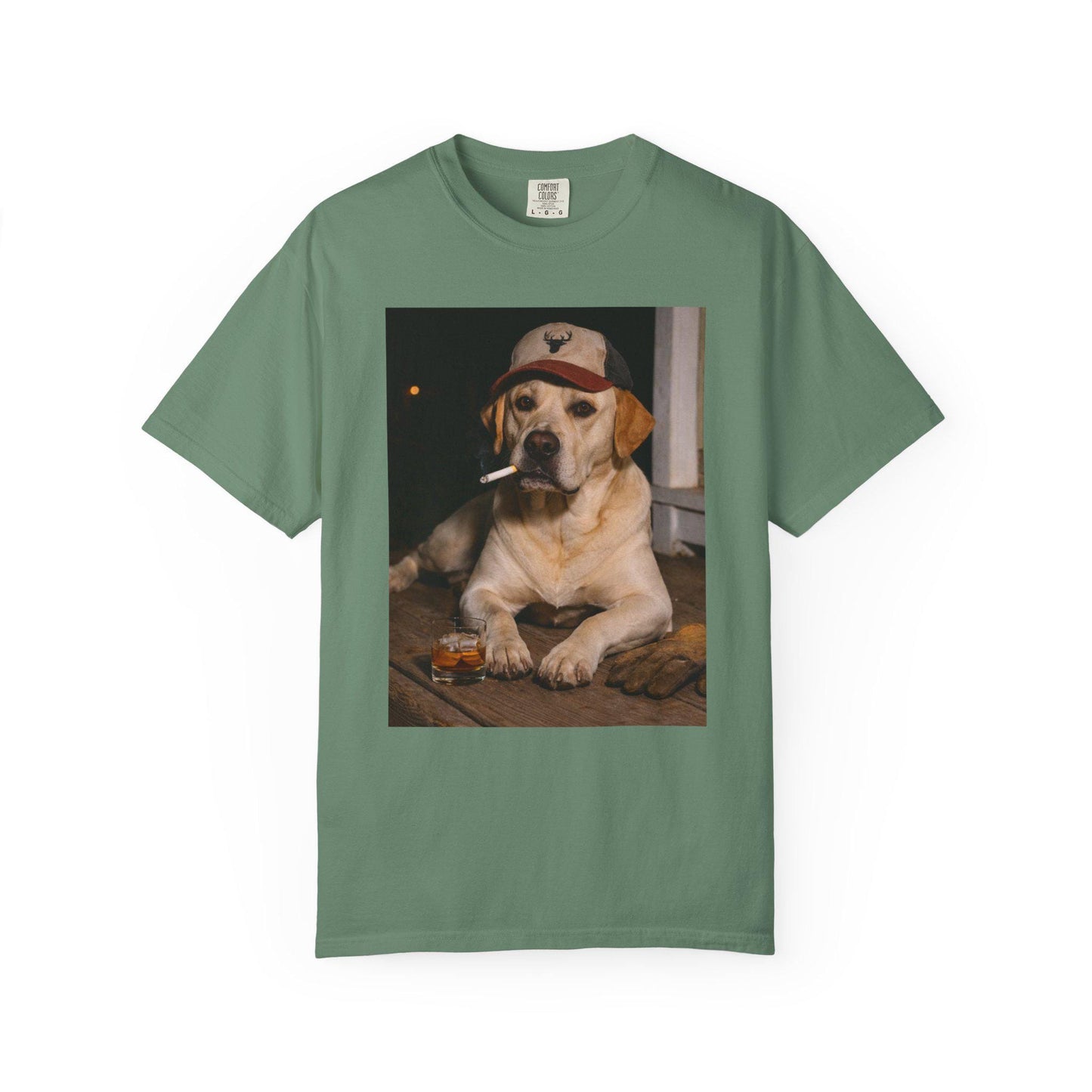 Funny Labrador Retriever Shirt, Dog Dad T-Shirt, Blue Collar Man Gag Gift Tee For Husband, Hilarious Meme Humor Comfort Colors® Tshirt