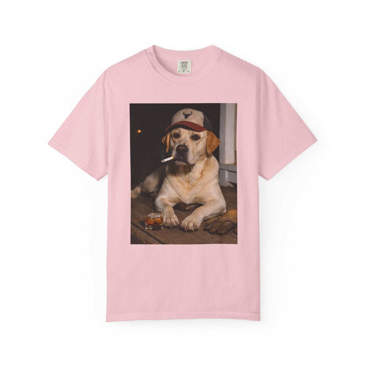 Funny Labrador Retriever Shirt, Dog Dad T-Shirt, Blue Collar Man Gag Gift Tee For Husband, Hilarious Meme Humor Comfort Colors® Tshirt