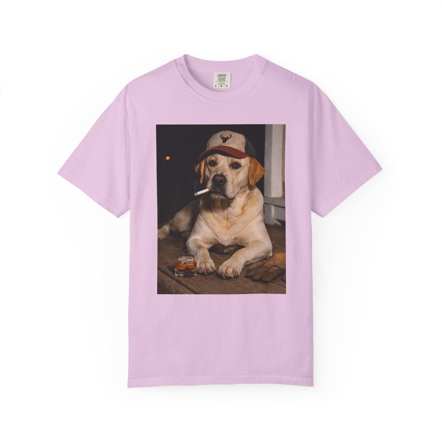 Funny Labrador Retriever Shirt, Dog Dad T-Shirt, Blue Collar Man Gag Gift Tee For Husband, Hilarious Meme Humor Comfort Colors® Tshirt