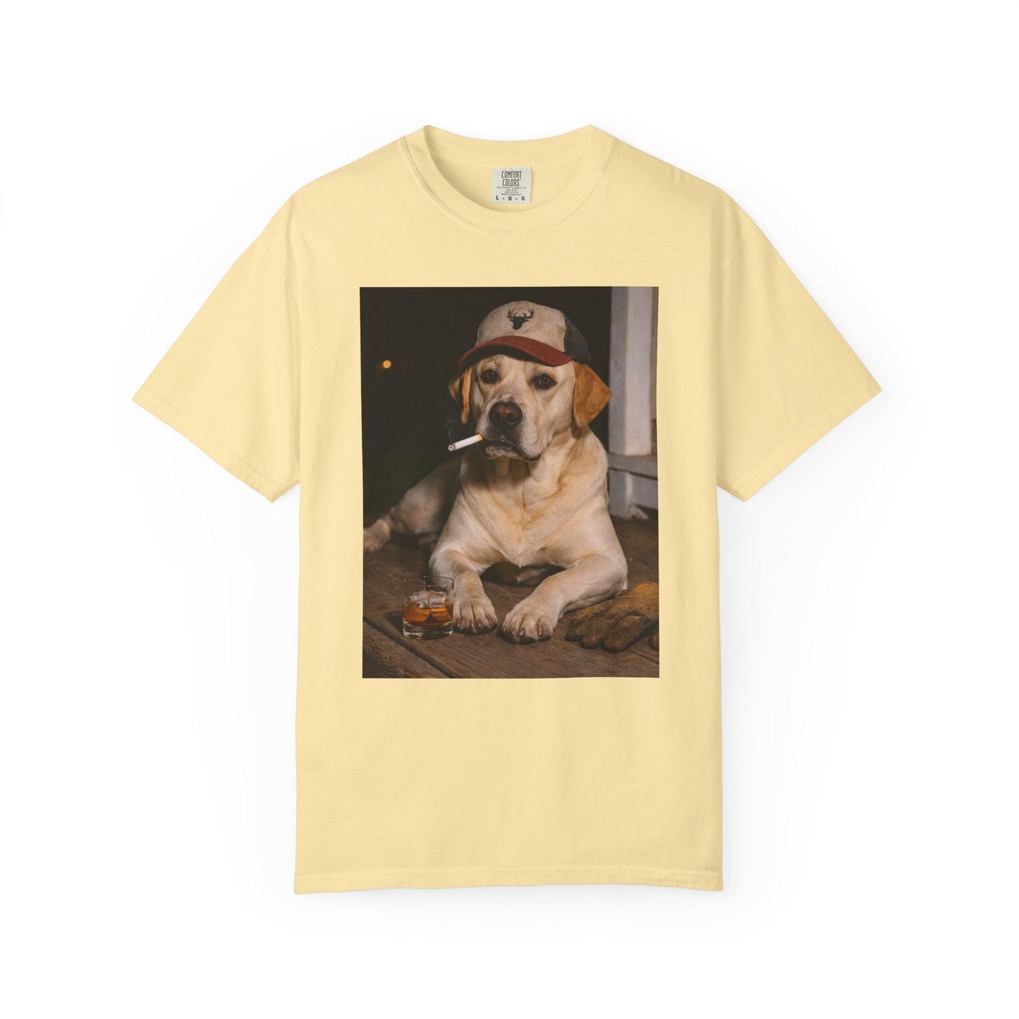 Funny Labrador Retriever Shirt, Dog Dad T-Shirt, Blue Collar Man Gag Gift Tee For Husband, Hilarious Meme Humor Comfort Colors® Tshirt